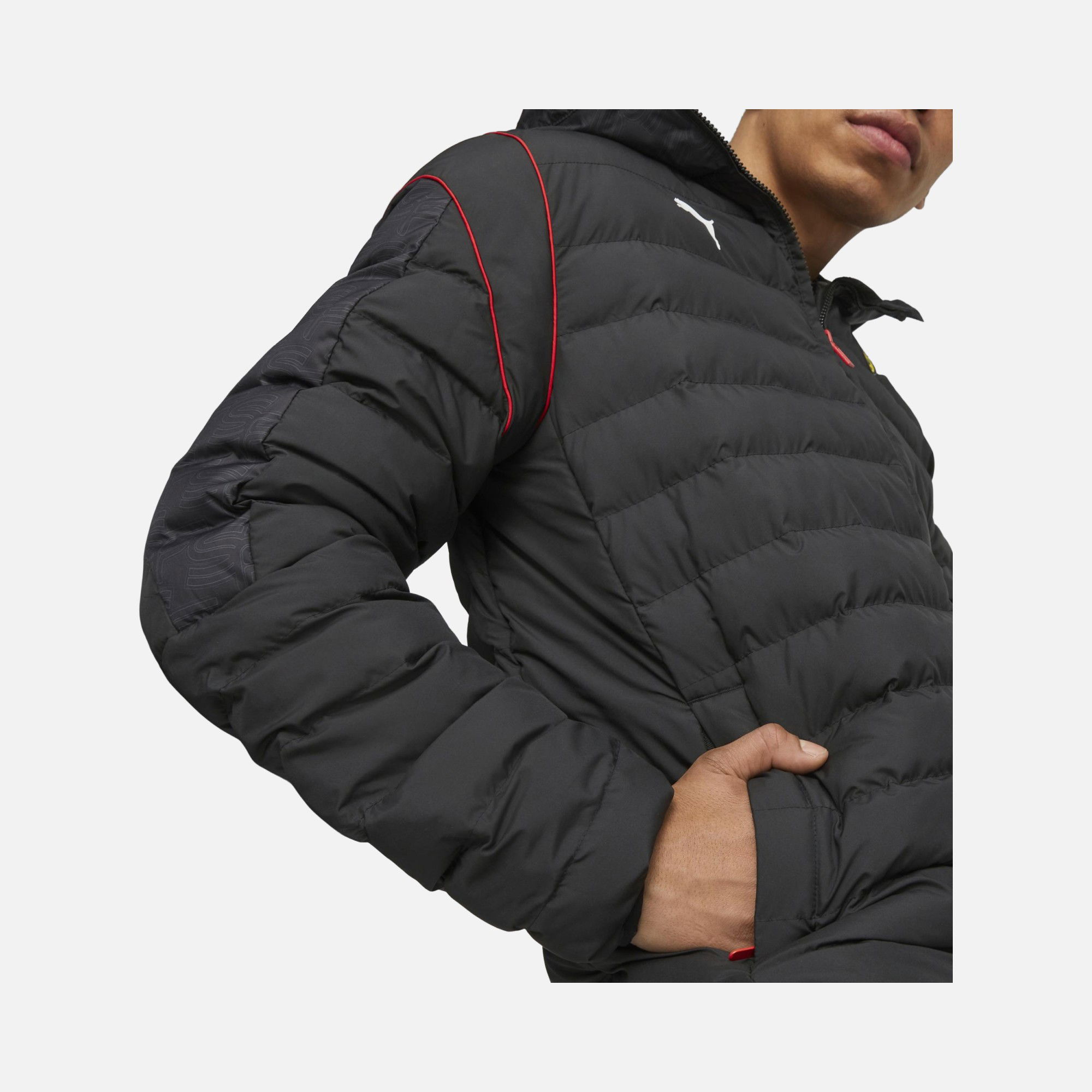 Puma Ferrari Race Mt7 Ecolite Full-Zip Hoodie Erkek Ceket