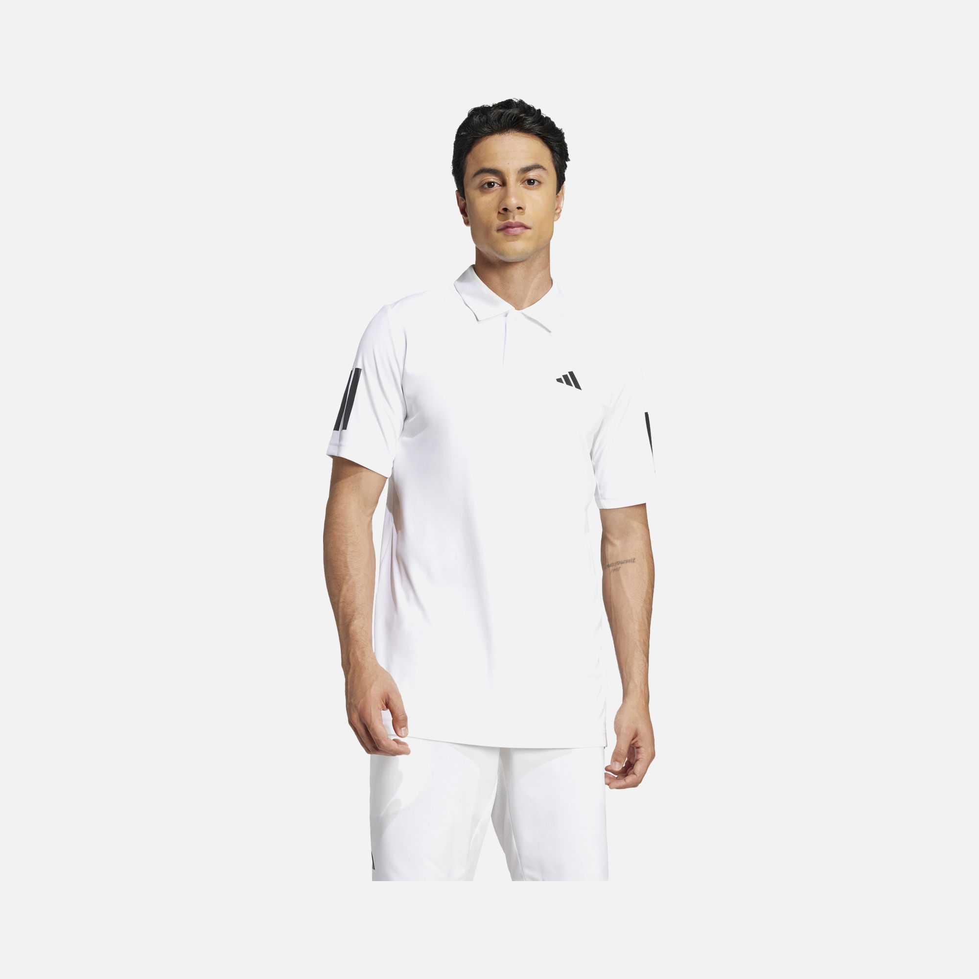 adidas Climacool Club Tennis 3-Stripes Two Button Polo Collar FreeLift Design Short-Sleeve Erkek Tişört