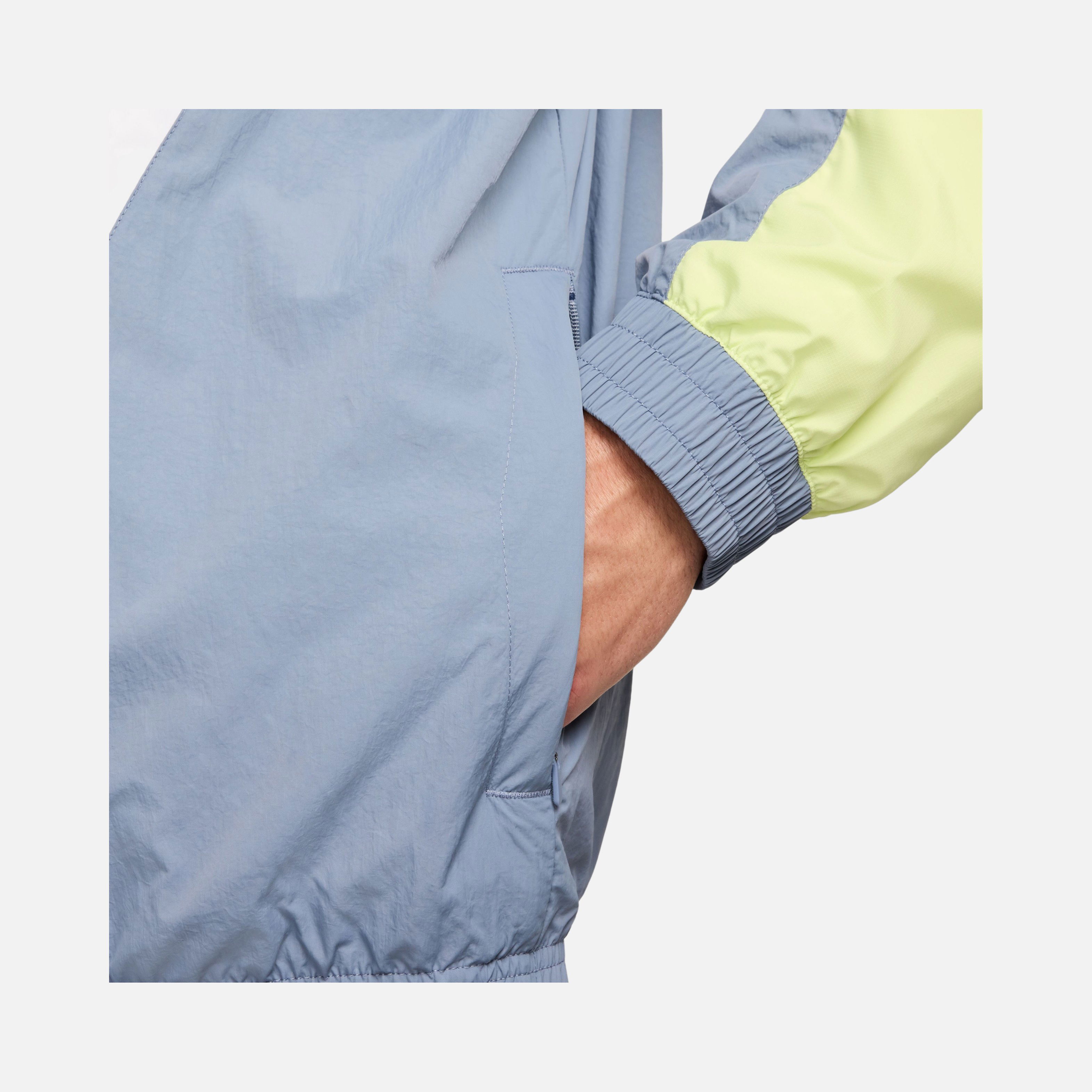 Nike Sportswear Tuned Air Woven Fabric Colorblock Full-Zip Erkek Ceket