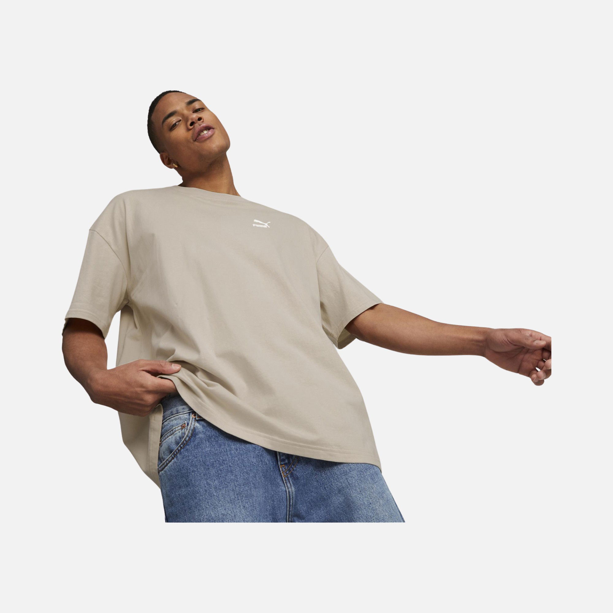 Puma Sportswear Classics Oversized Short-Sleeve Erkek Tişört