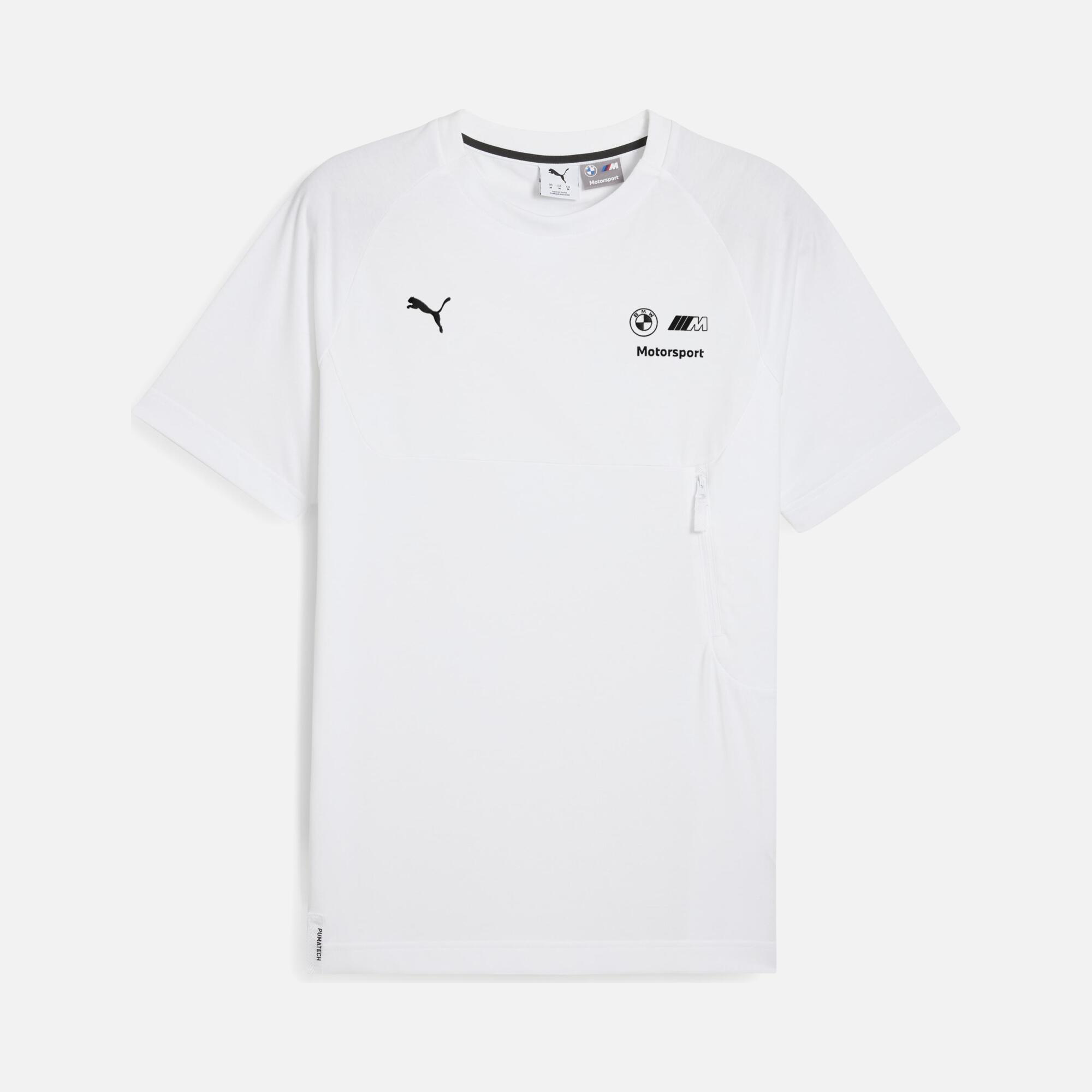 Puma BMW M Motorsport Tech DryCELL Short-Sleeve Erkek Tişört
