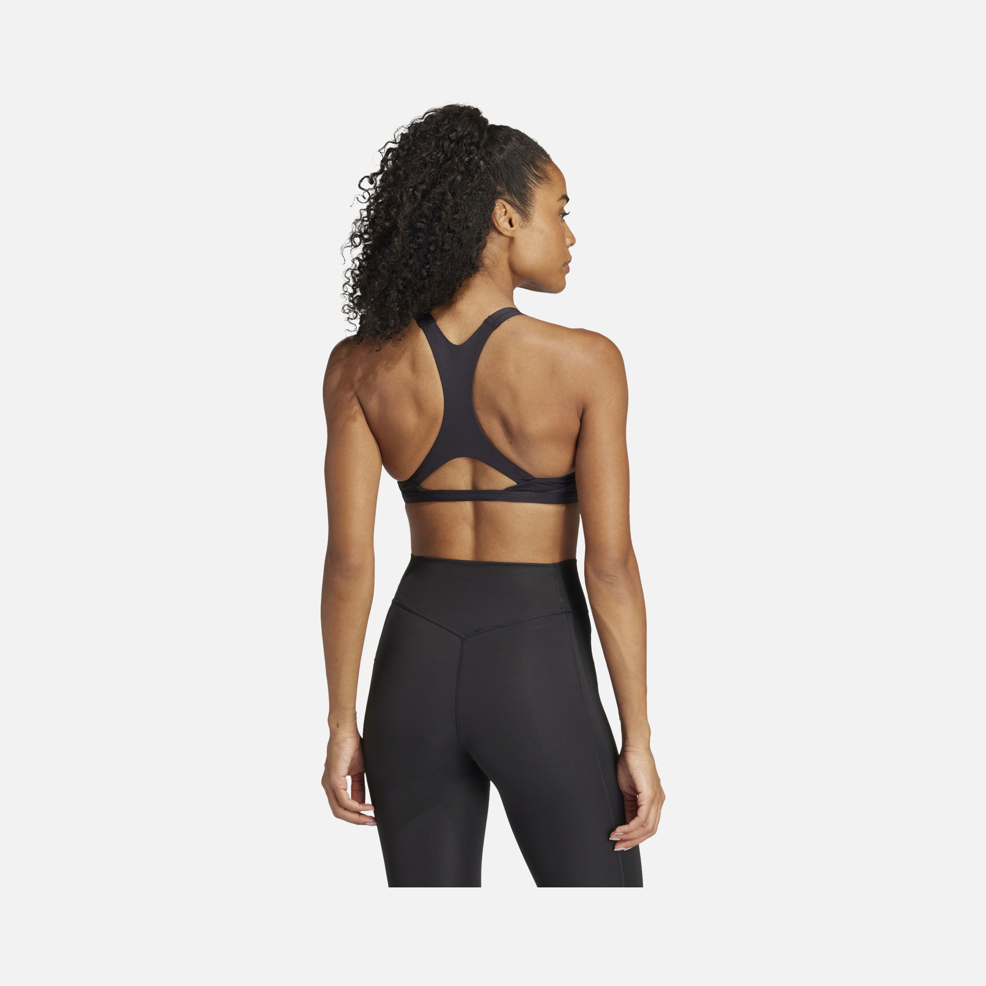 adidas AEROREADY Aeroimpact Luxe Adiflex Fabric Light-Support Removable Padding Training Kadın Bra