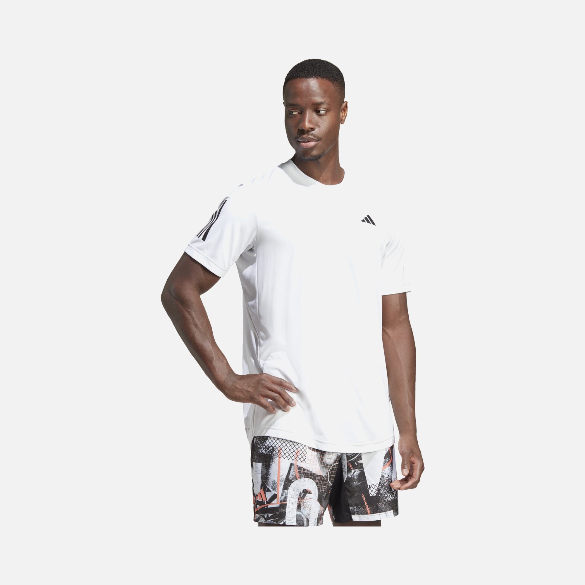 adidas Club 3-Stripes Tennis Short-Sleeve Erkek Tişört