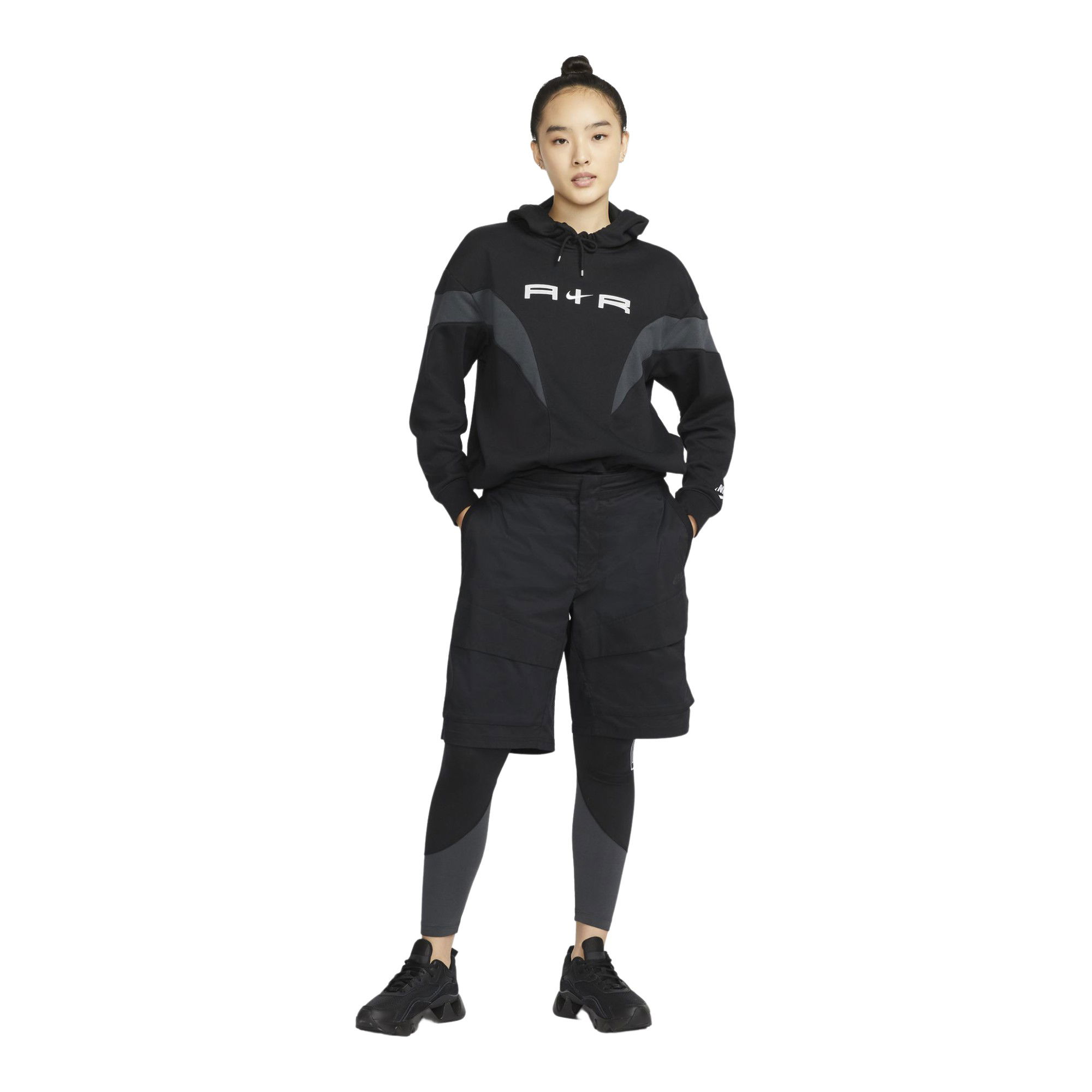 Nike Sportswear Air Fleece Graphic Hoodie (Plus-Size) Kadın Sweatshirt