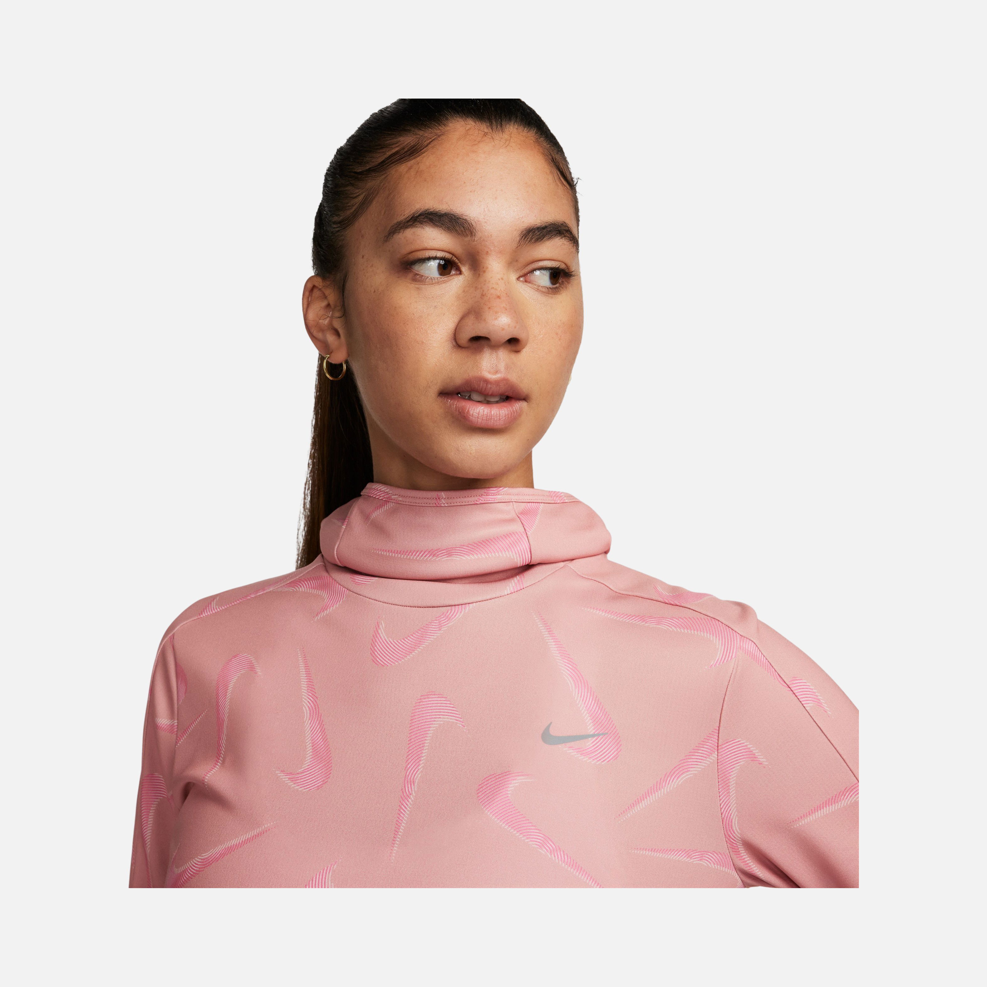 Nike Dri-Fit Swoosh Printed Pacer Running Hoodie Kadın Sweatshirt