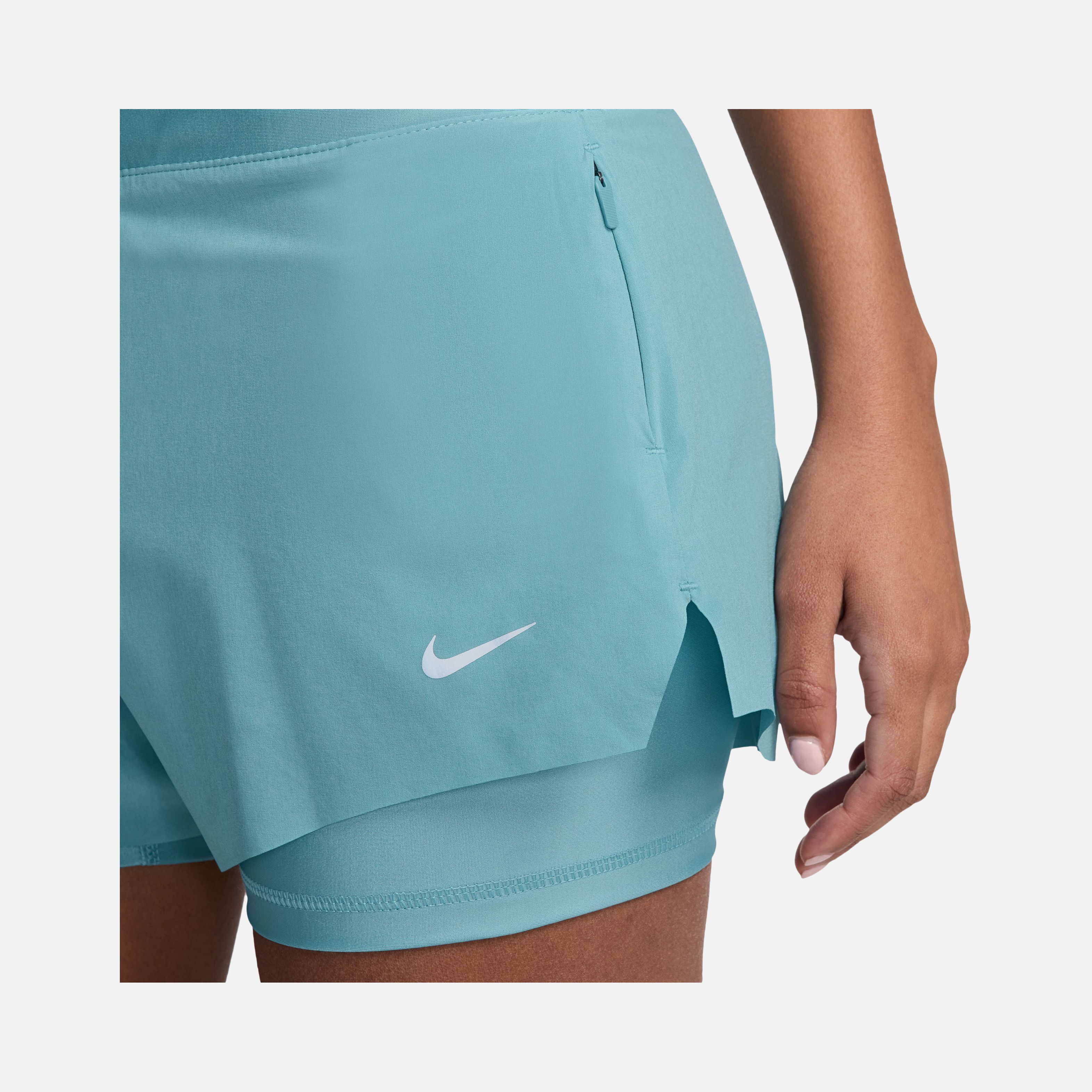 Nike Dri-Fit Swift Mid-Rise 8cm (approx.) 2-in-1 Running Kadın Şort