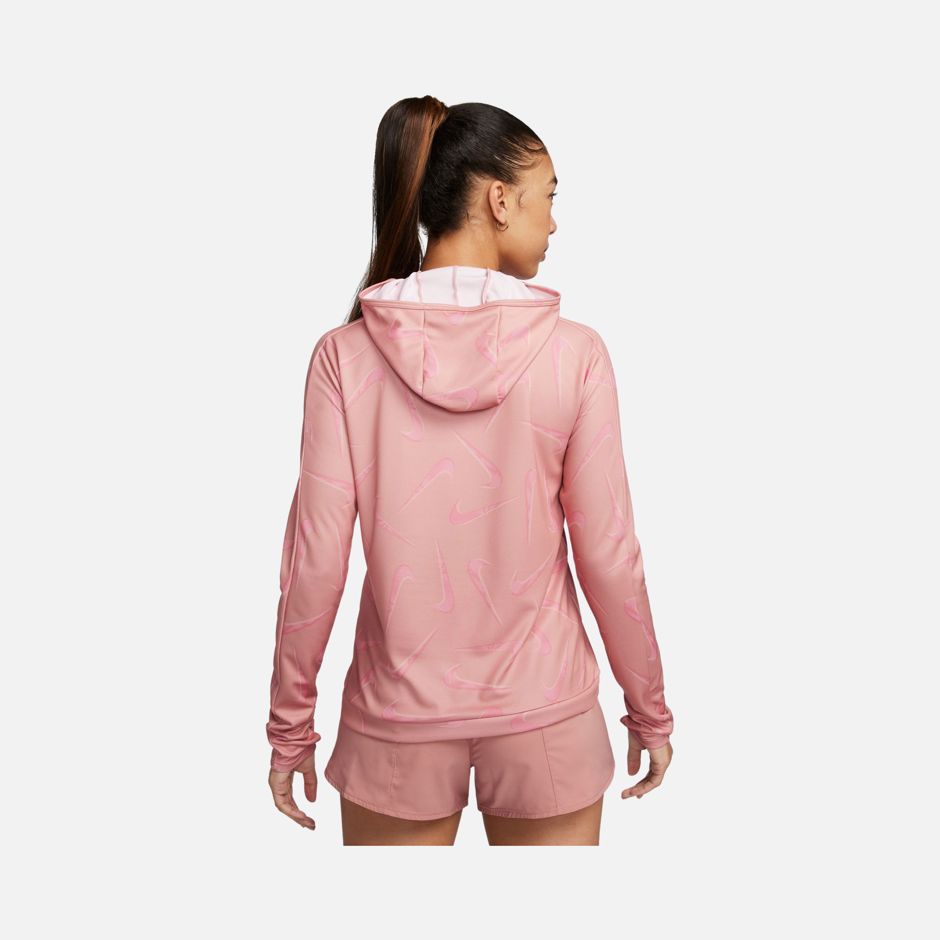 Nike Dri-Fit Swoosh Printed Pacer Running Hoodie Kadın Sweatshirt