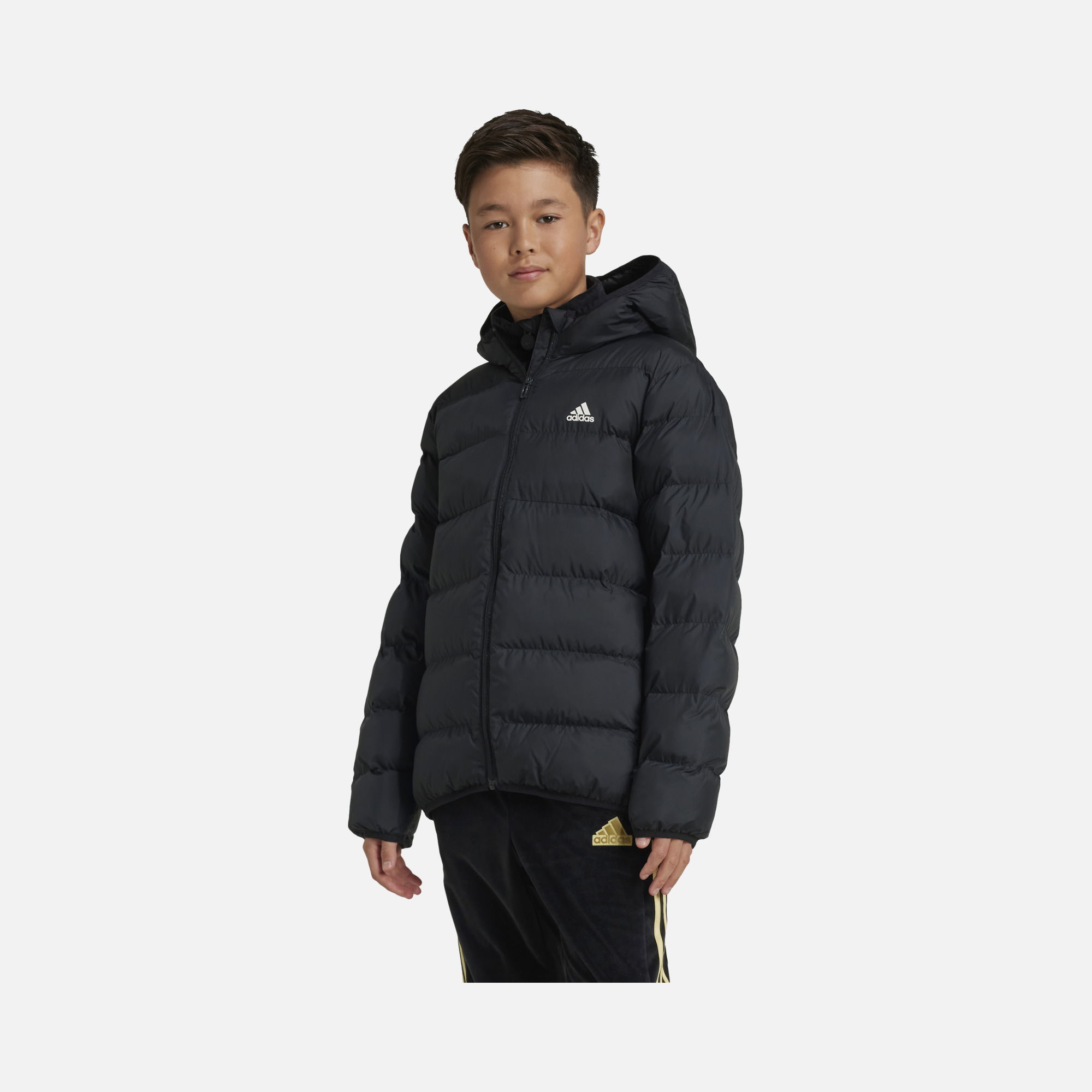 adidas Sportswear Synthetic Down Full-Zip Hoodie Çocuk Mont