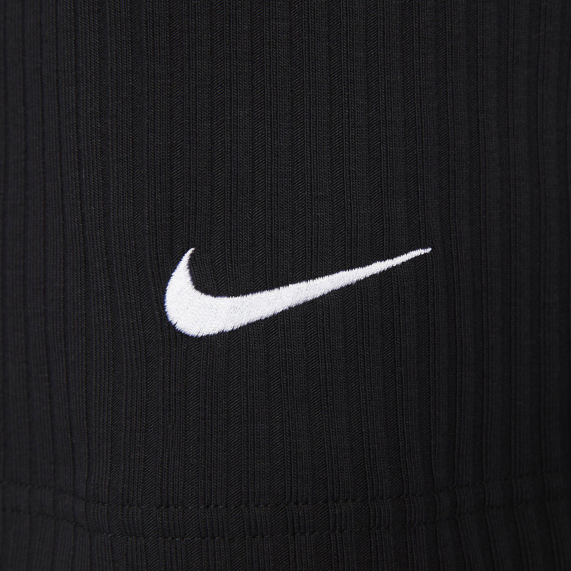 Nike Sportswear High-Waisted Ribbed Jersey Kadın Etek