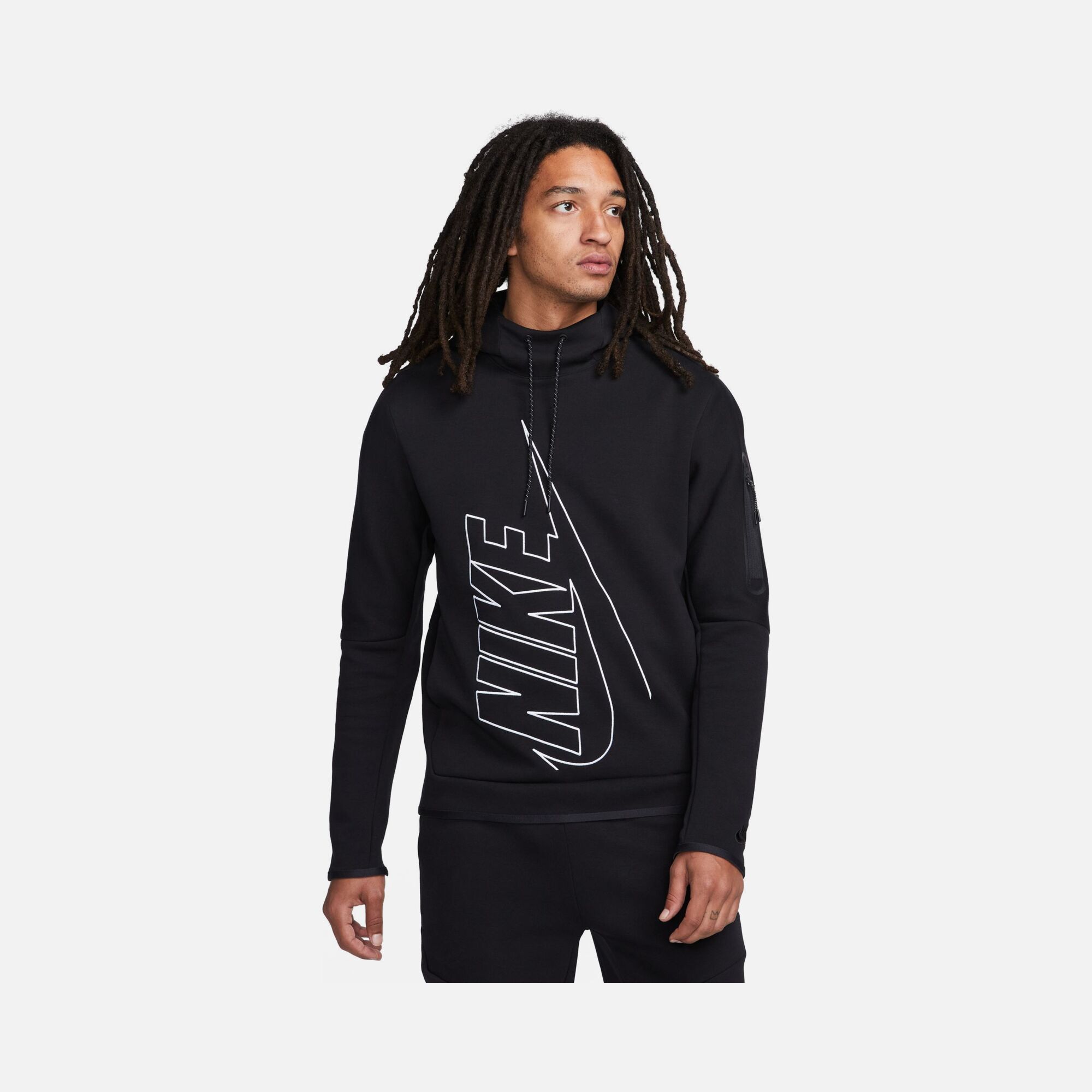 Nike Tech Fleece Pullover Graphic Hoodie Erkek Sweatshirt