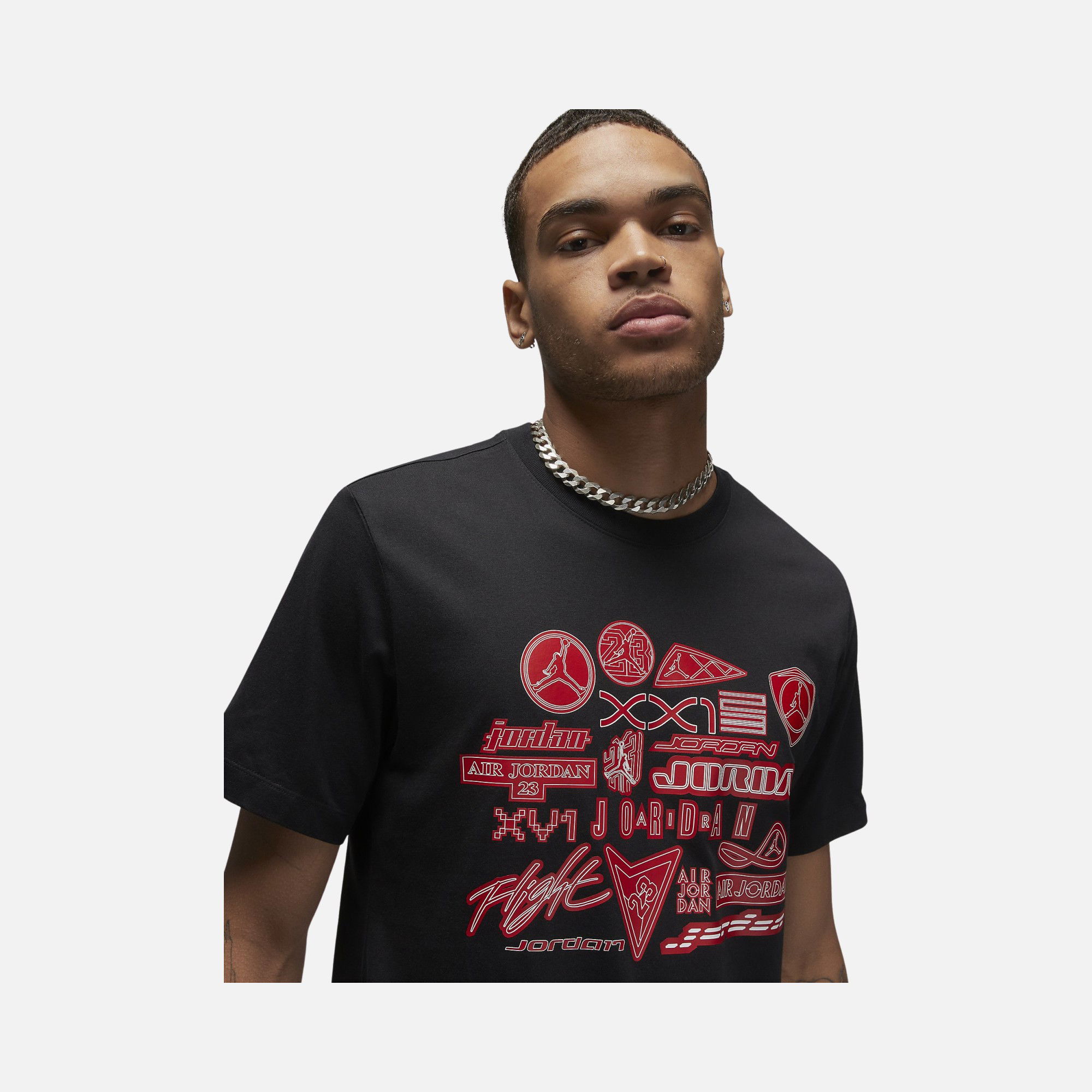 Nike Jordan Brand Graphic Crew 4 Short-Sleeve Erkek Tişört