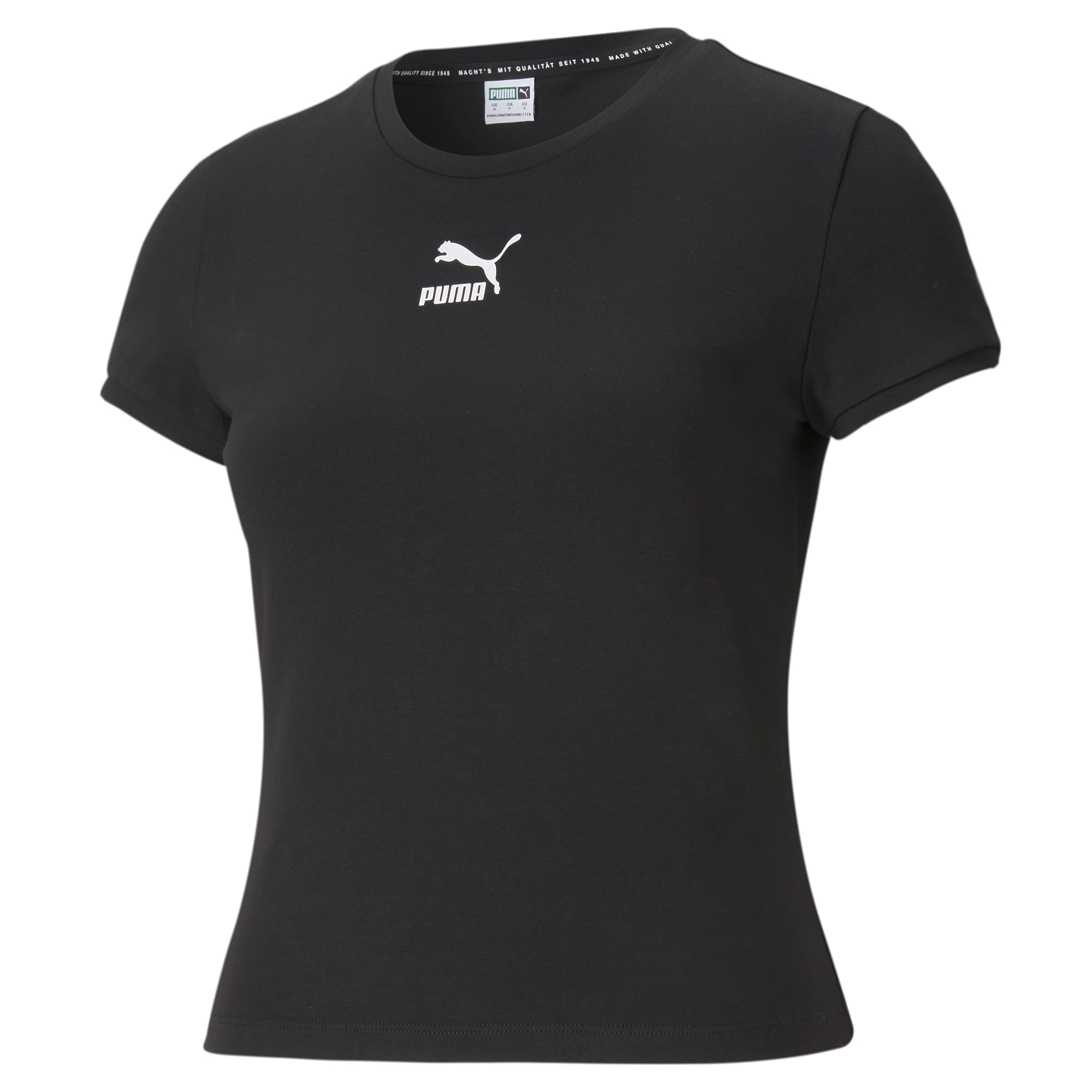 Puma Classics Fitted Short-Sleeve Kadın Tişört