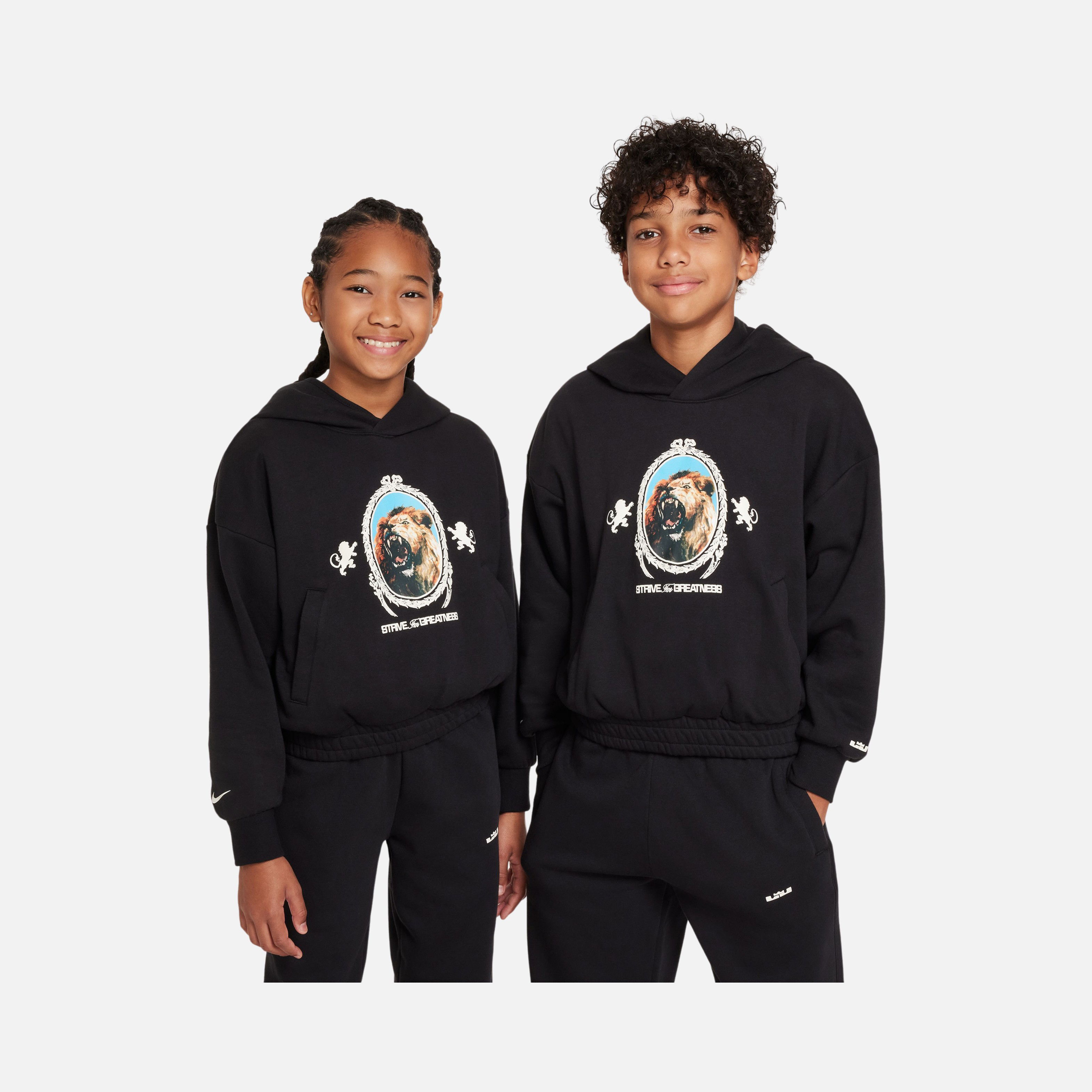 Nike LeBron ''Strive For Greatness'' Basketball Pullover Hoodie Çocuk Sweatshirt