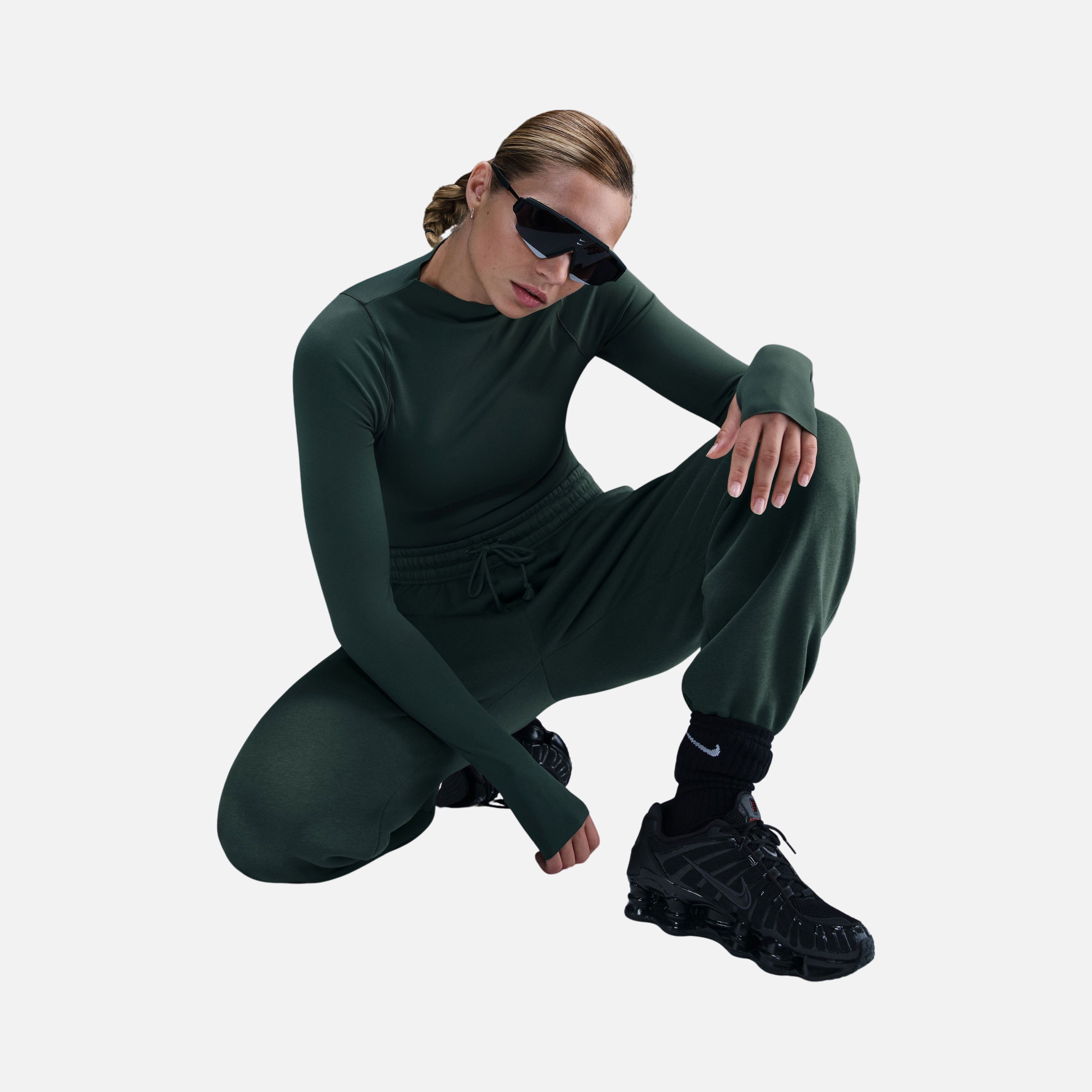 Nike Sportswear Phoenix Fleece High-Waisted Oversized Kadın Eşofman Altı