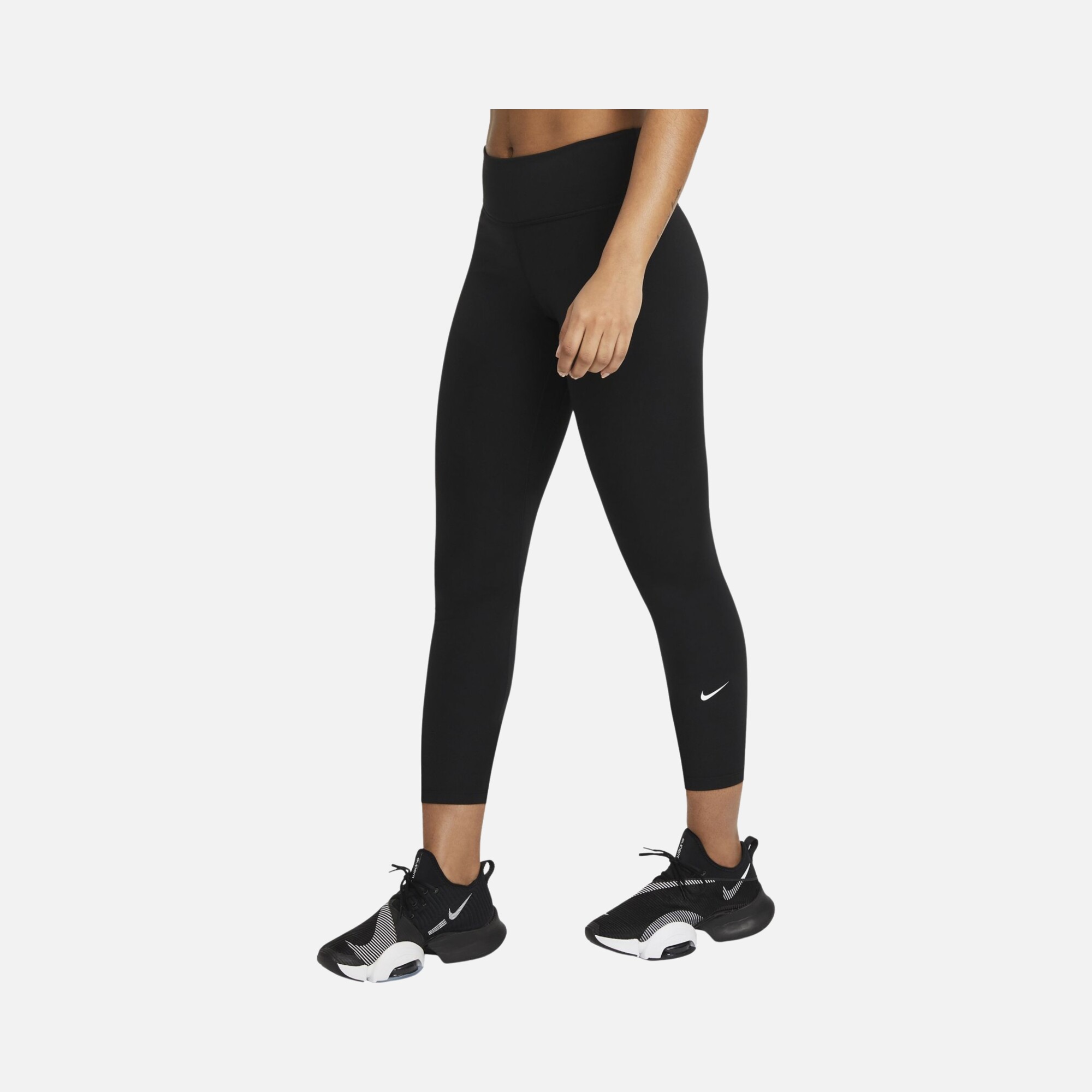Nike One Mid-Rise Crop (Plus Size) Kadın Tayt