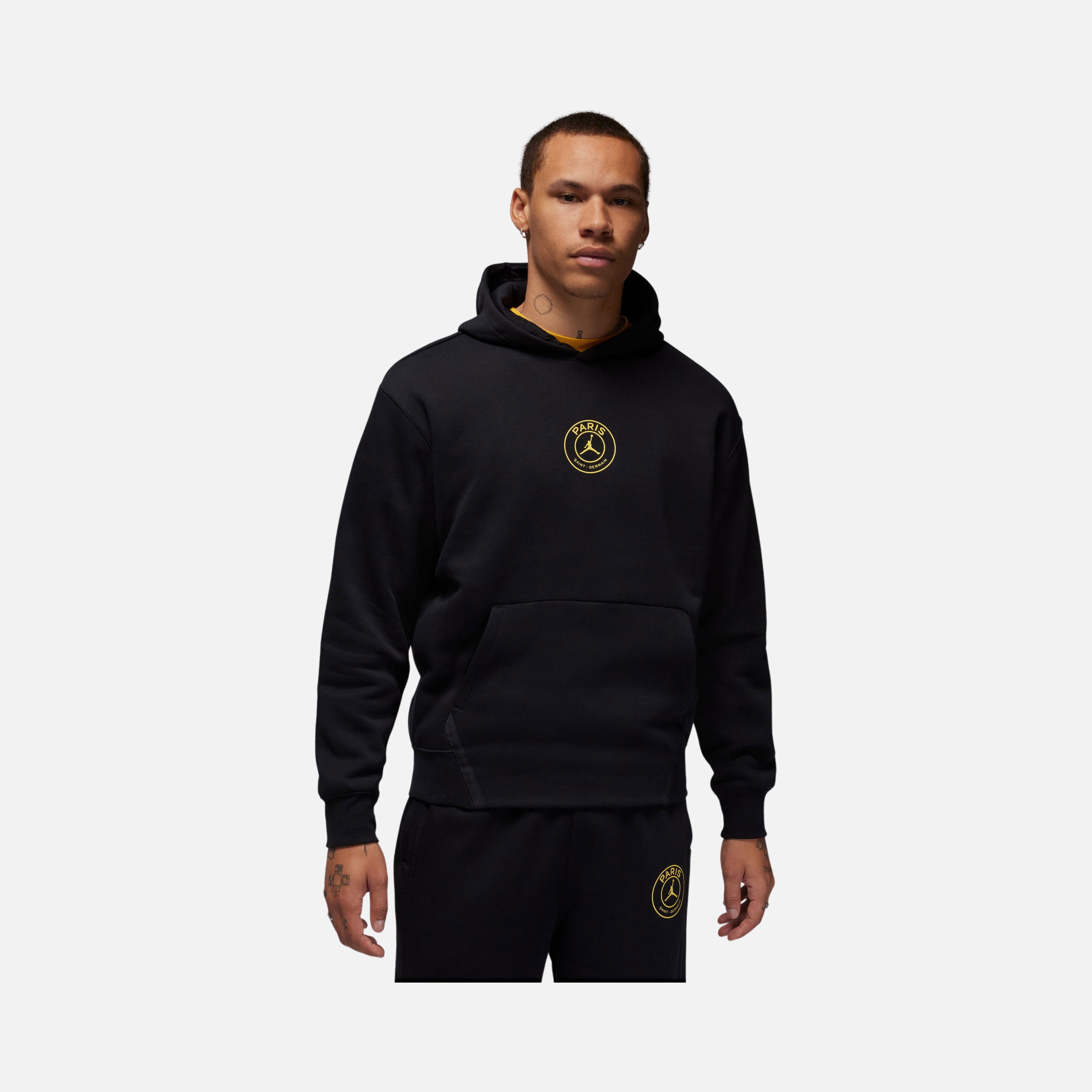 Nike Paris Saint-Germain Wordmark Heritage Fleece Pullover Hoodie Erkek Sweatshirt