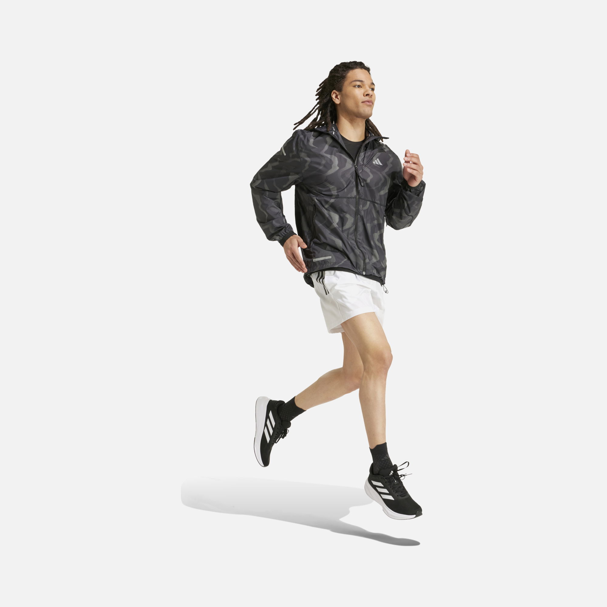 adidas Ultimate Premium WIND.RDY Running Full-Zip Hoodie Erkek Ceket