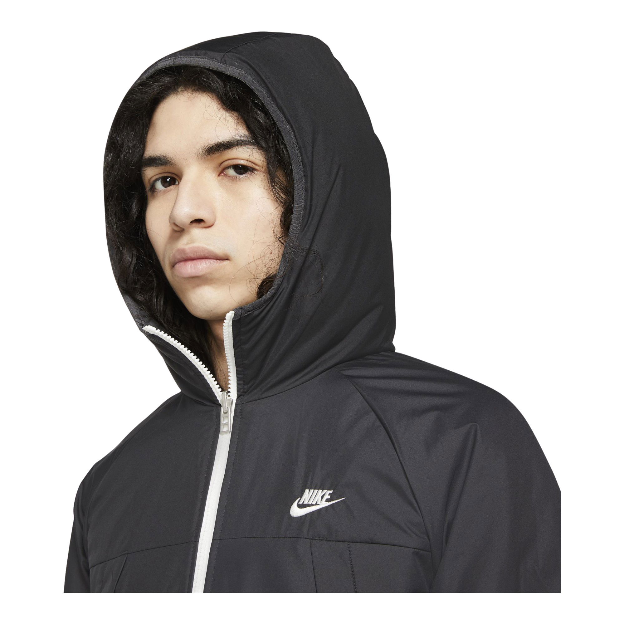 Nike Sportswear Therma-Fit Legacy Reversible Full-Zip Hoodie Erkek Mont