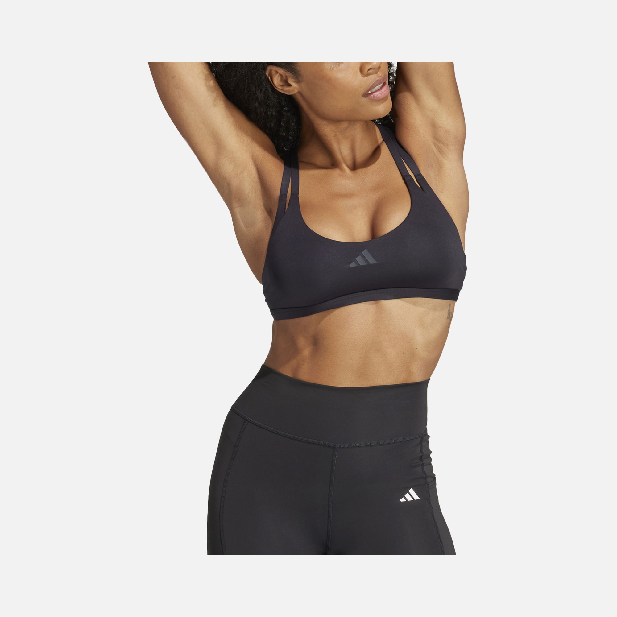 adidas AEROREADY Aeroimpact Luxe Adiflex Fabric Light-Support Removable Padding Training Kadın Bra