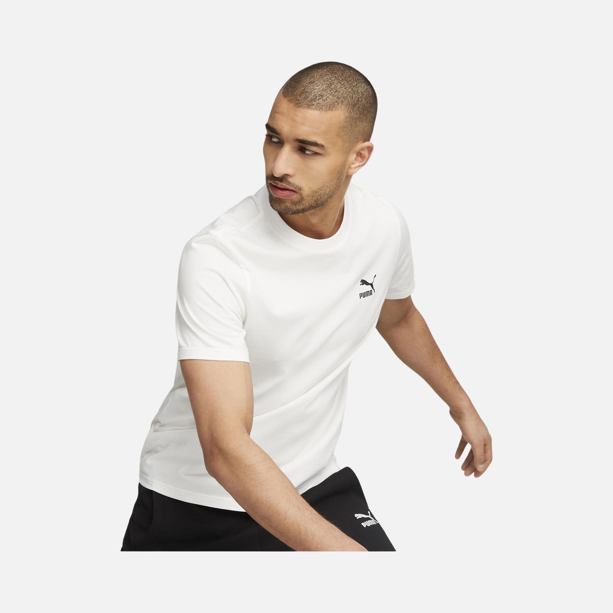 Puma Sportswear Classics Small Logo Short-Sleeve Erkek Tişört