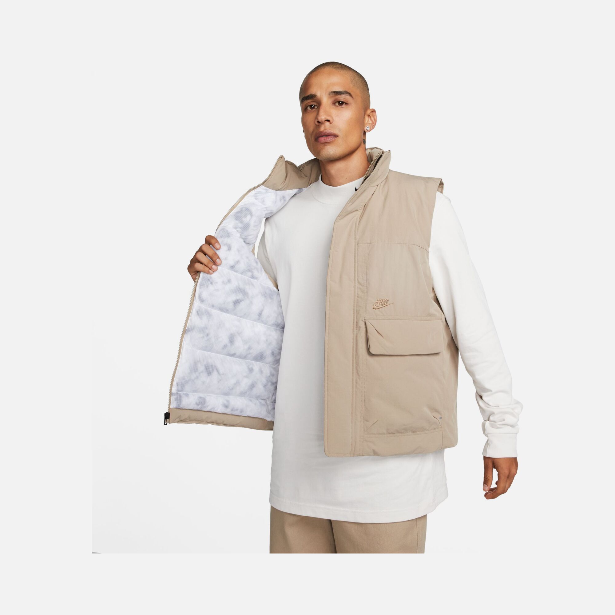 Nike Sportswear Therma-Fit Insulated Tack Pack Full-Zip Erkek Yelek