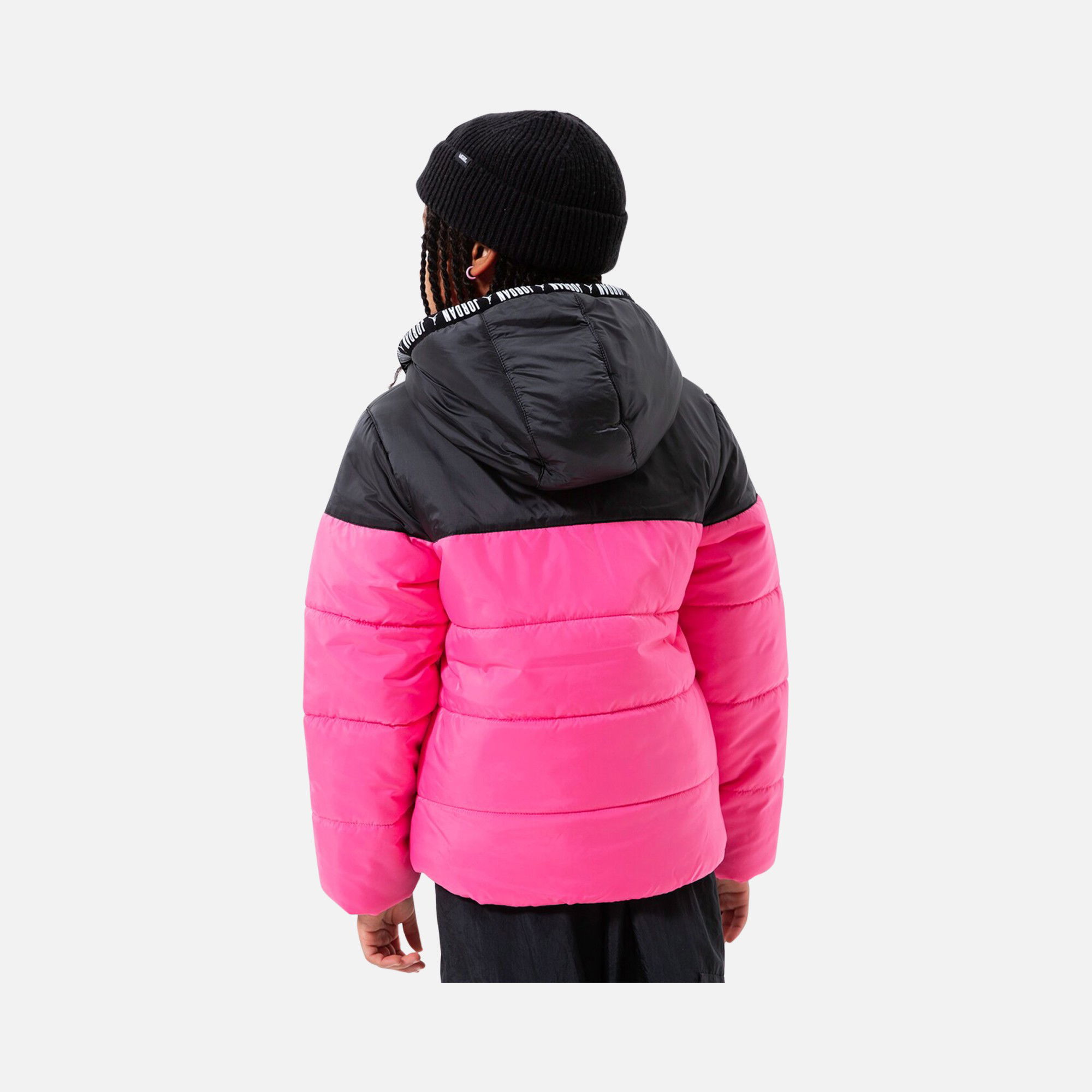 Nike Jordan Basic Poly Puffer Full-Zip Hoodie Çocuk Mont