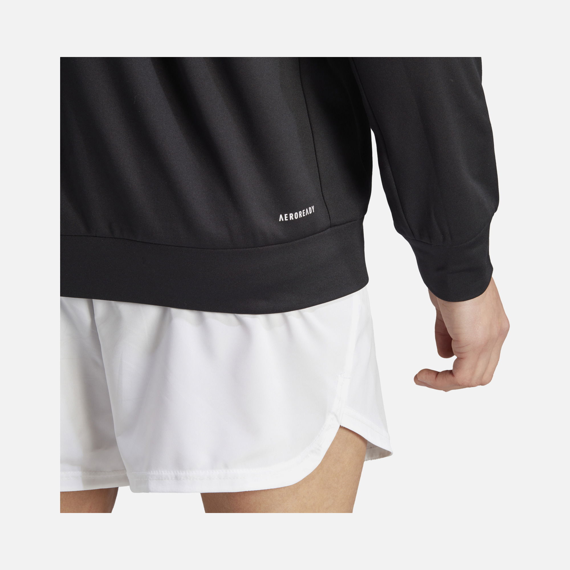 adidas Game and Go Small Logo Training Full-Zip Hoodie Sweatshirt