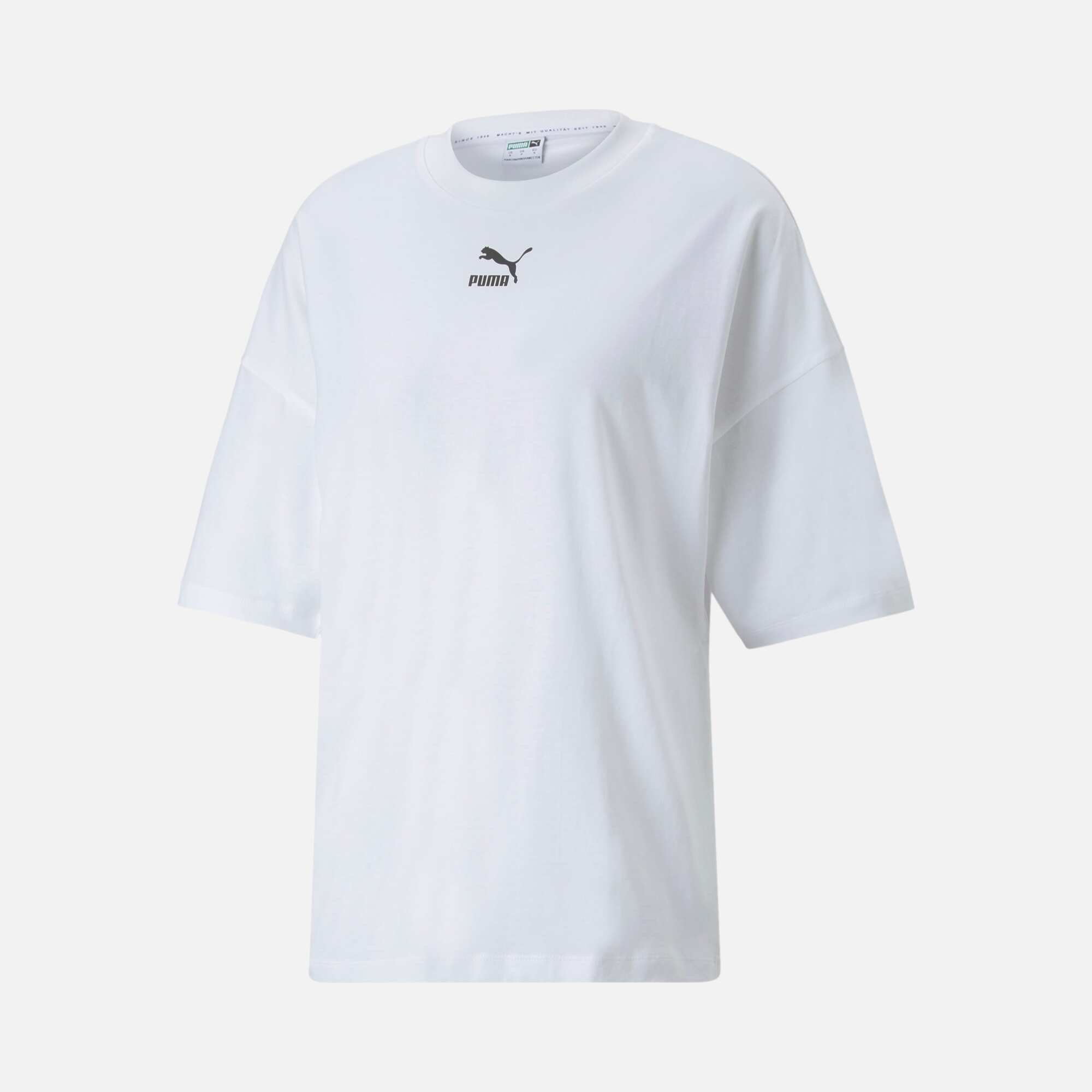 Puma Sportswear Classics Oversized Short-Sleeve Kadın Tişört