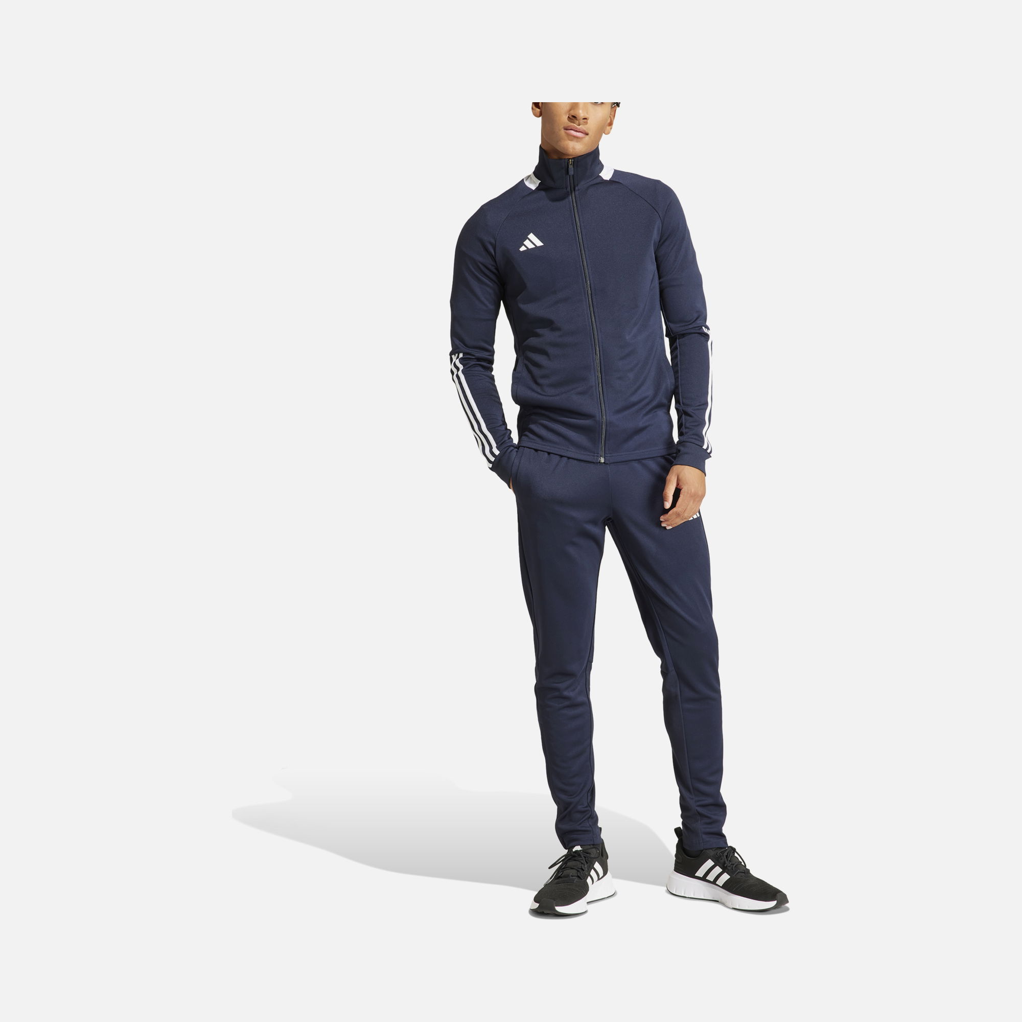 adidas Aeroready Sereno Conjunto Deportivo 3-Stripes Full-Zip  Zippered Leg Erkek Eşofman Takımı