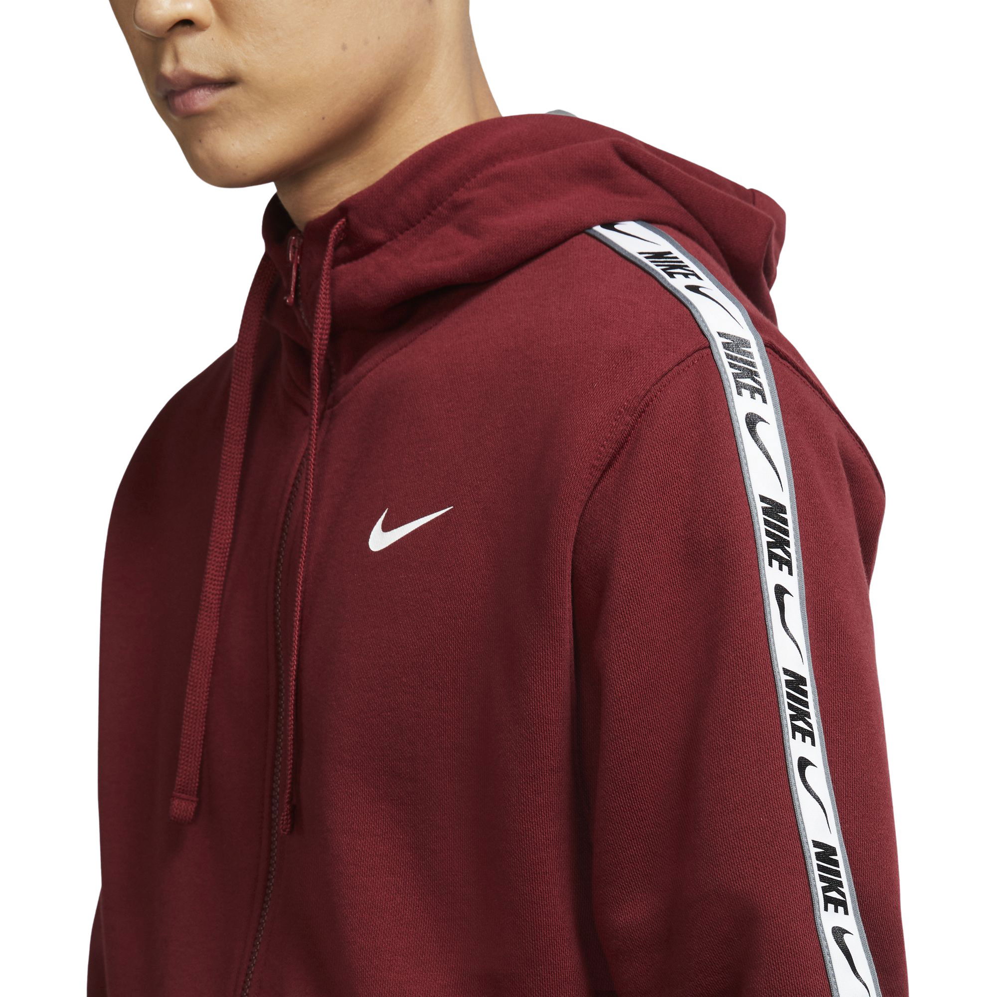 Nike Sportswear Repeat Full-Zip Training Hoodie Erkek Sweatshirt