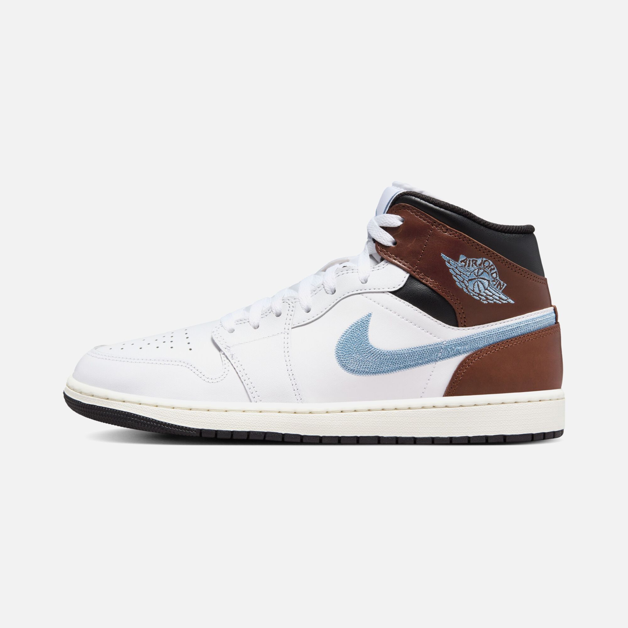 Nike Air Jordan 1 Mid SE ''Embroidered Swoosh & Brand'' Erkek Spor Ayakkabı