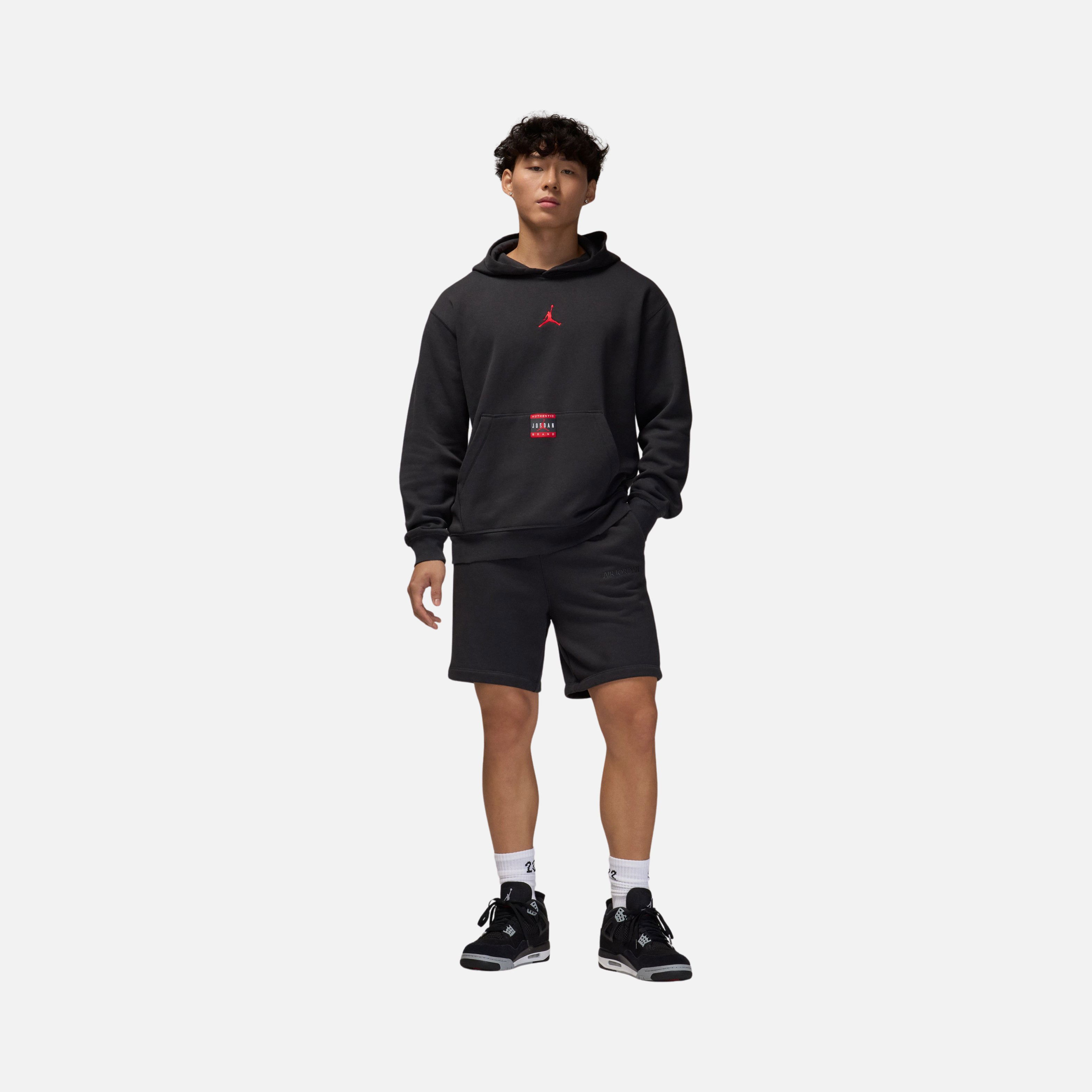 Nike Jordan Brooklyn Fleece Pullover Hoodie Erkek Sweatshirt