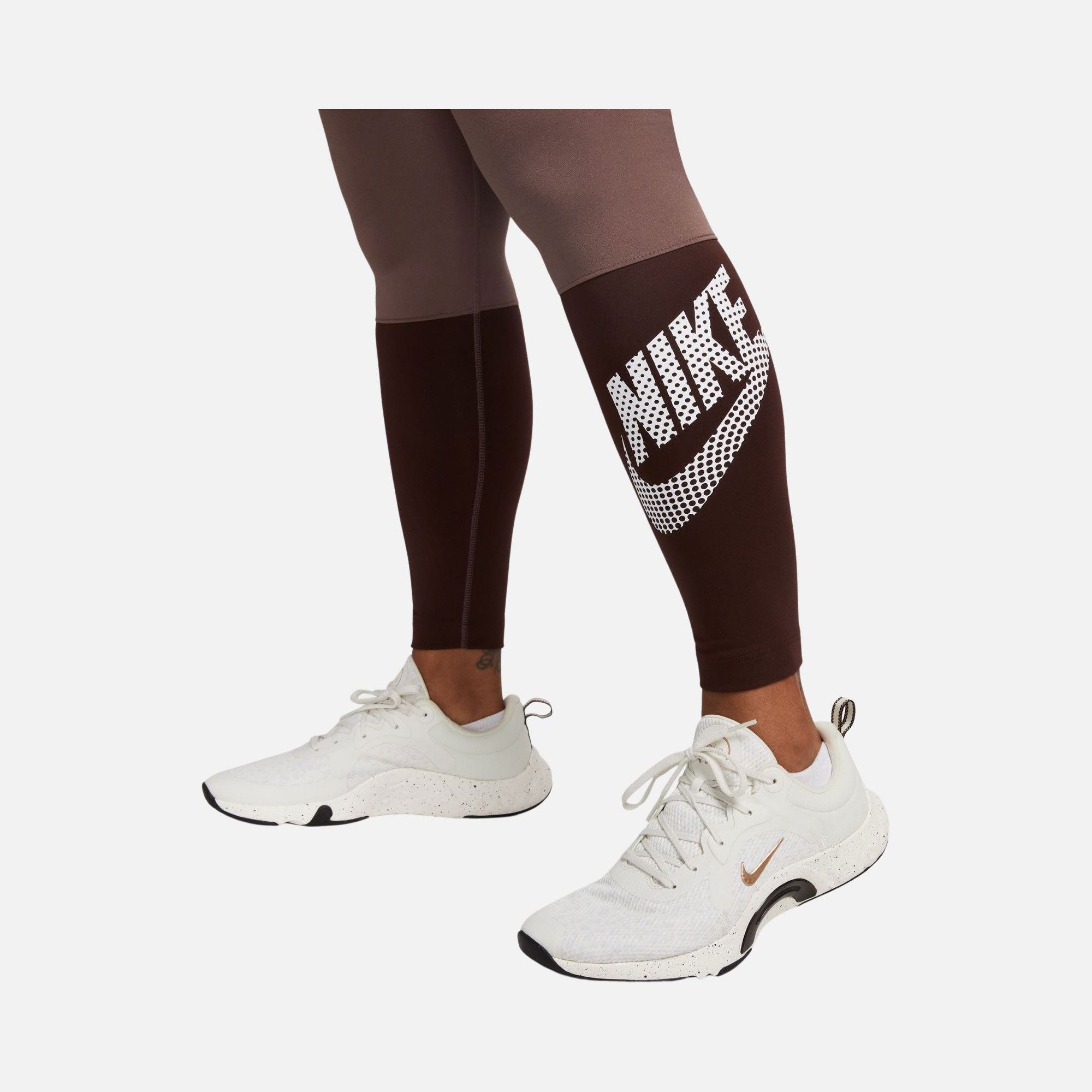 Nike Dri-Fit One Colorblock High-Waisted Dance Training Kadın Tayt