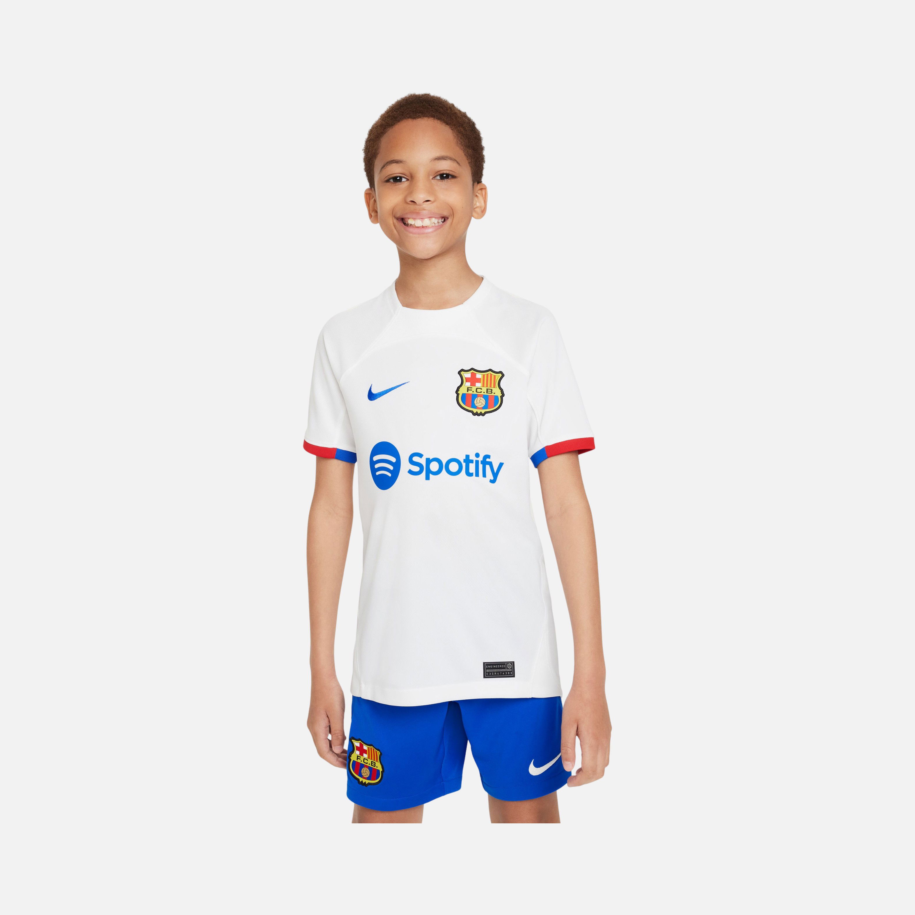 Nike FC Barcelona 2023-2024 Stadium Deplasman Çocuk Forma