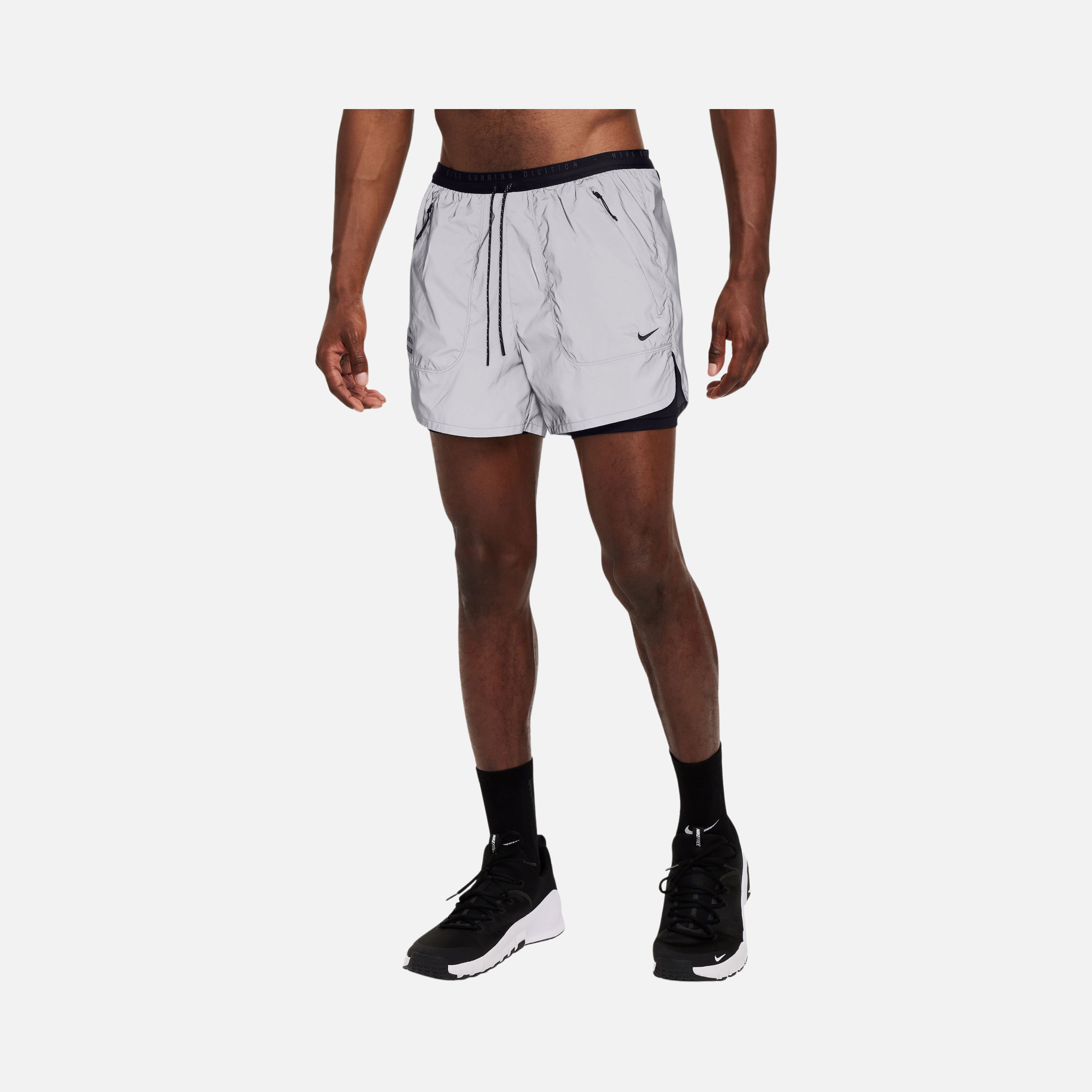 Nike Run Division Dri-Fit ADV Reflective Design 4'' 2-in-1 Running Erkek Şort