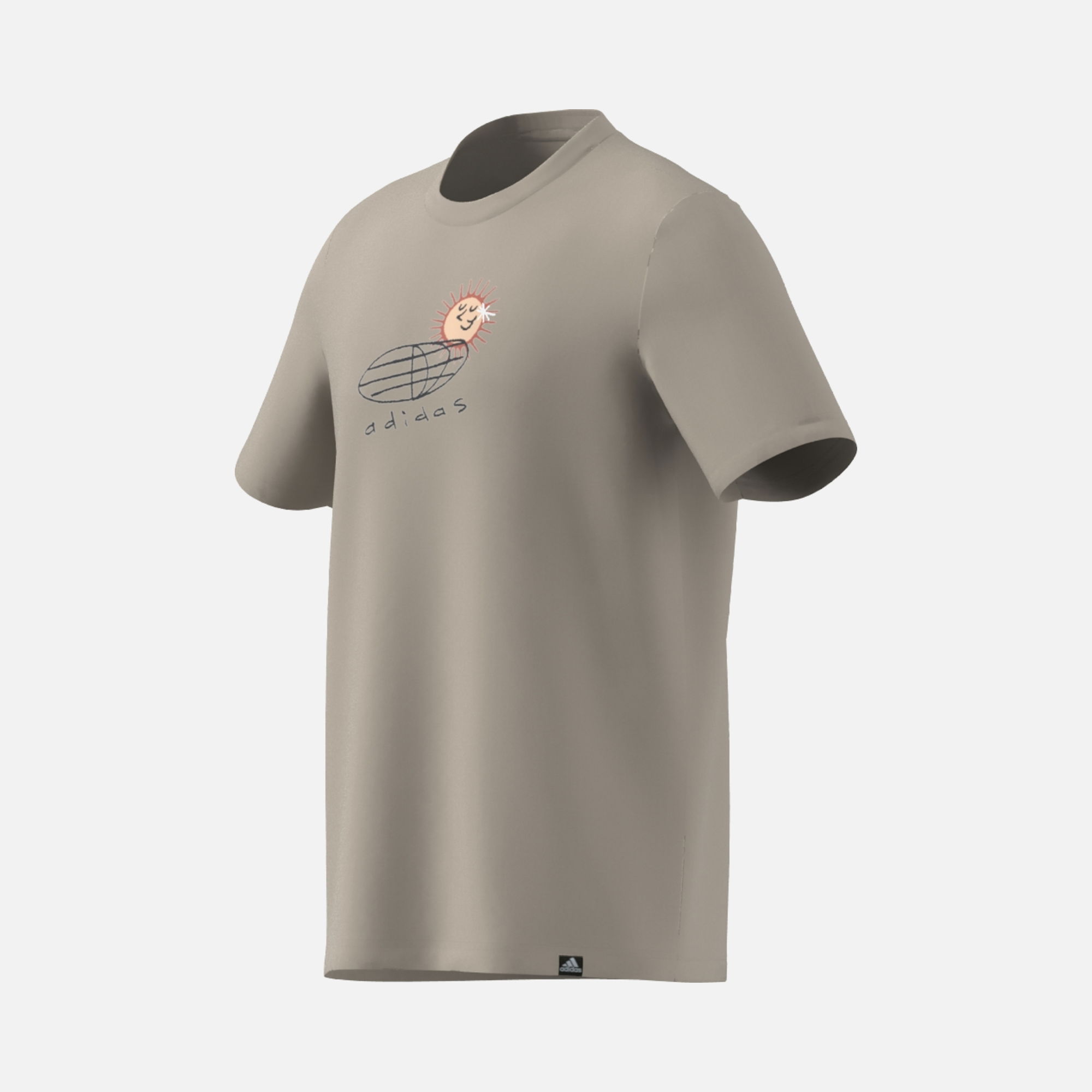 adidas Sportswear Elevated Doodle Puff Graphic Short-Sleeve Erkek Tişört