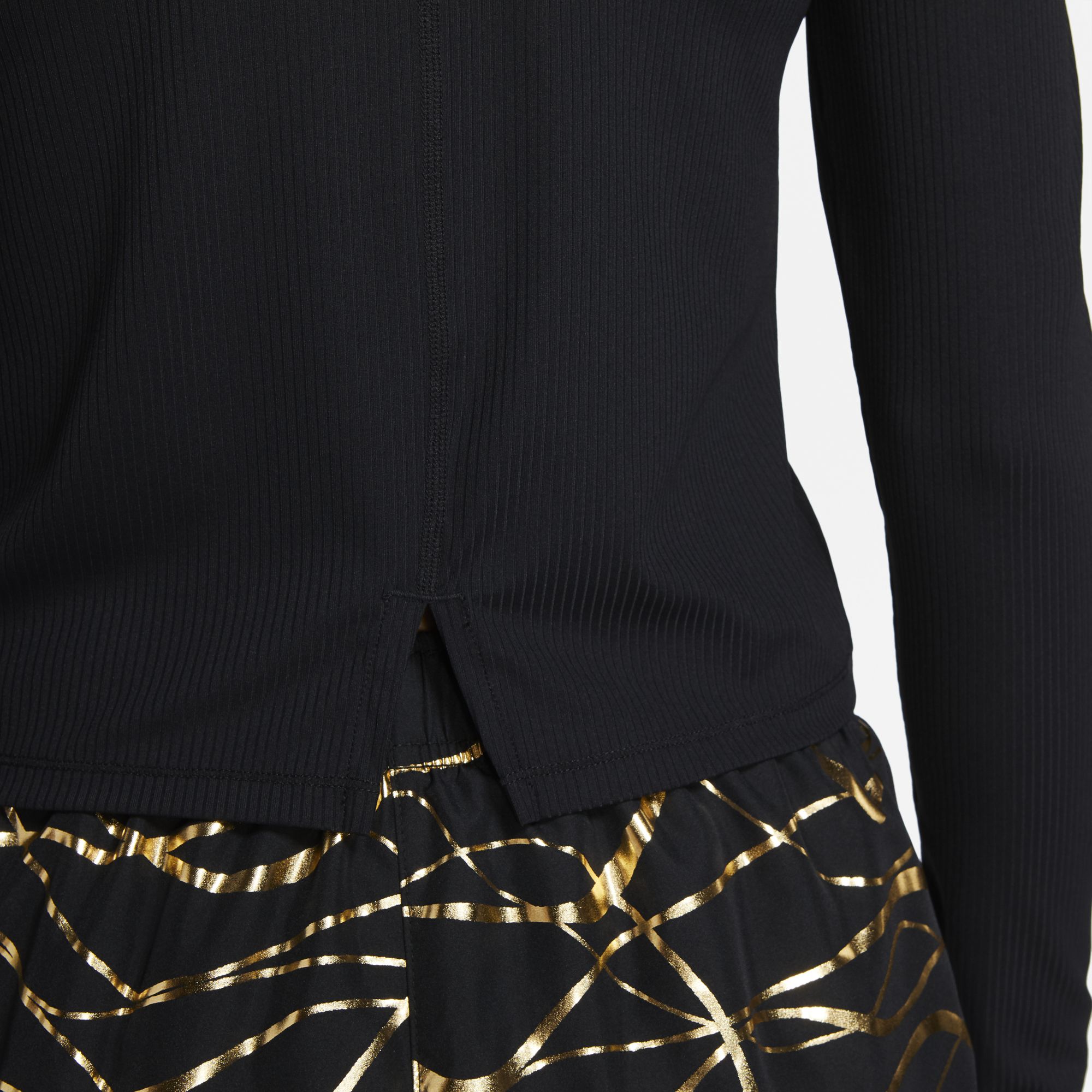 Nike Icon Clash Long-Sleeve Running Top Kadın Tişört