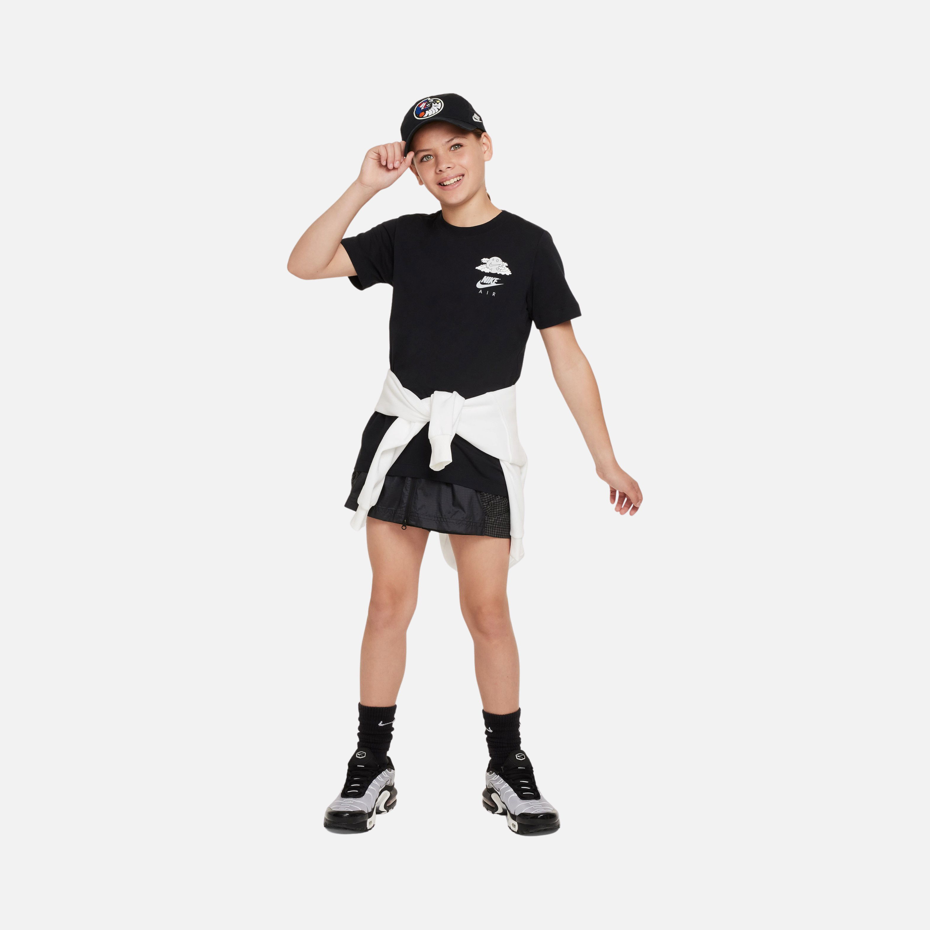 Nike Sportswear Air 2 Graphic Short-Sleeve (Girls') Çocuk Tişört
