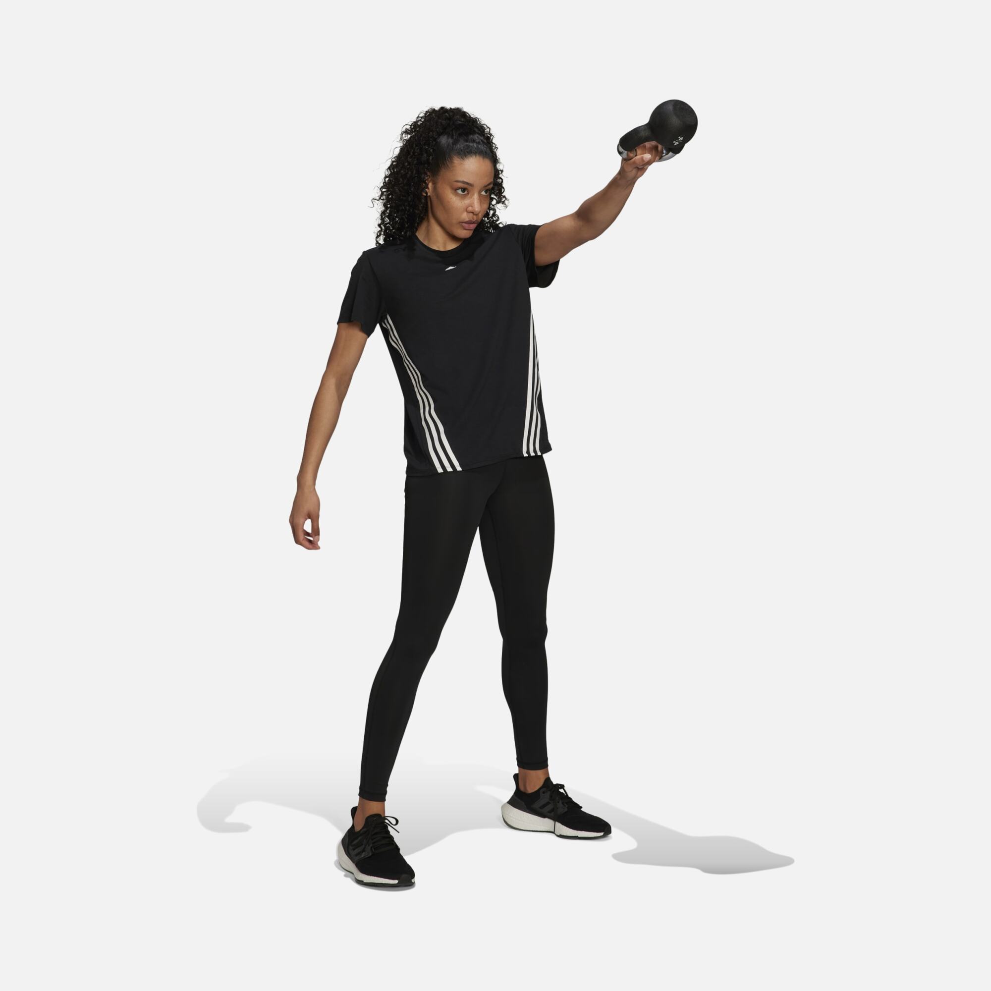 adidas AEROREADY Trainicons 3-Stripes Training Kadın Tişört