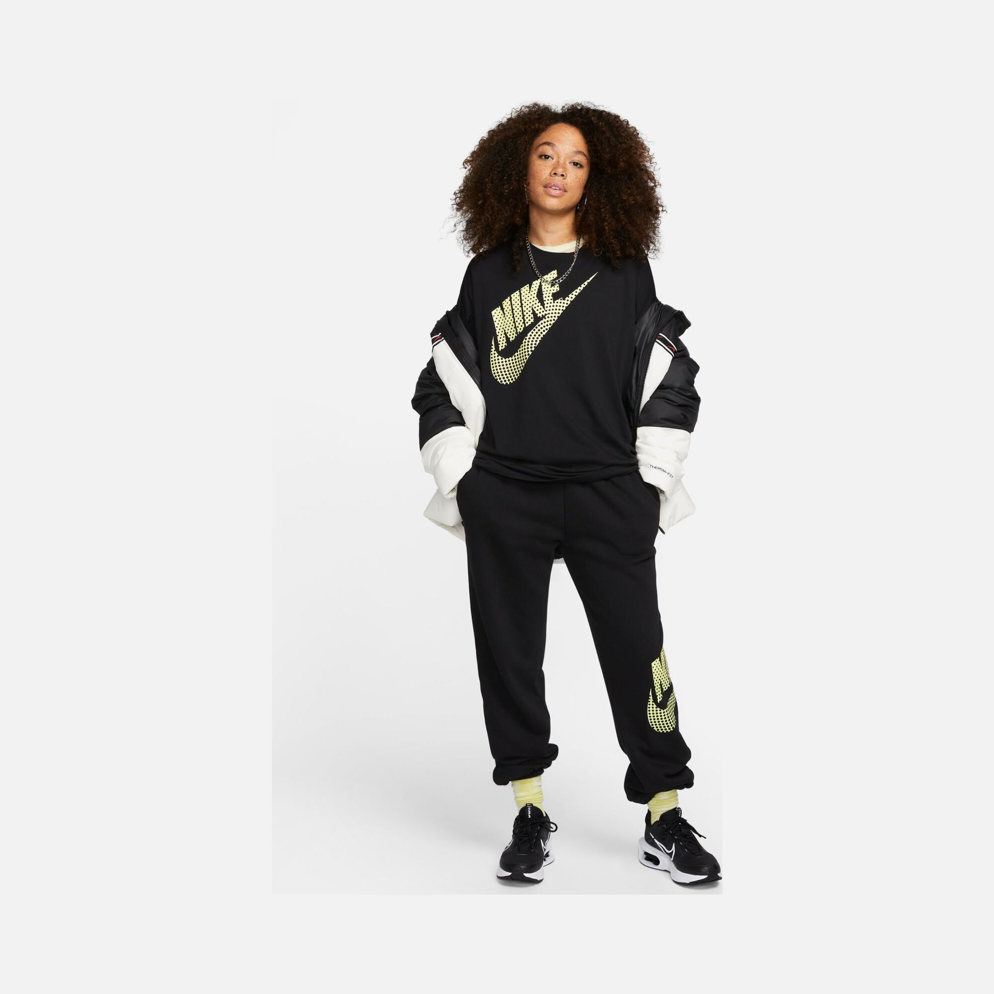 Nike Sportswear Oversized Graphic Fleece Dance Kadın Eşofman Altı