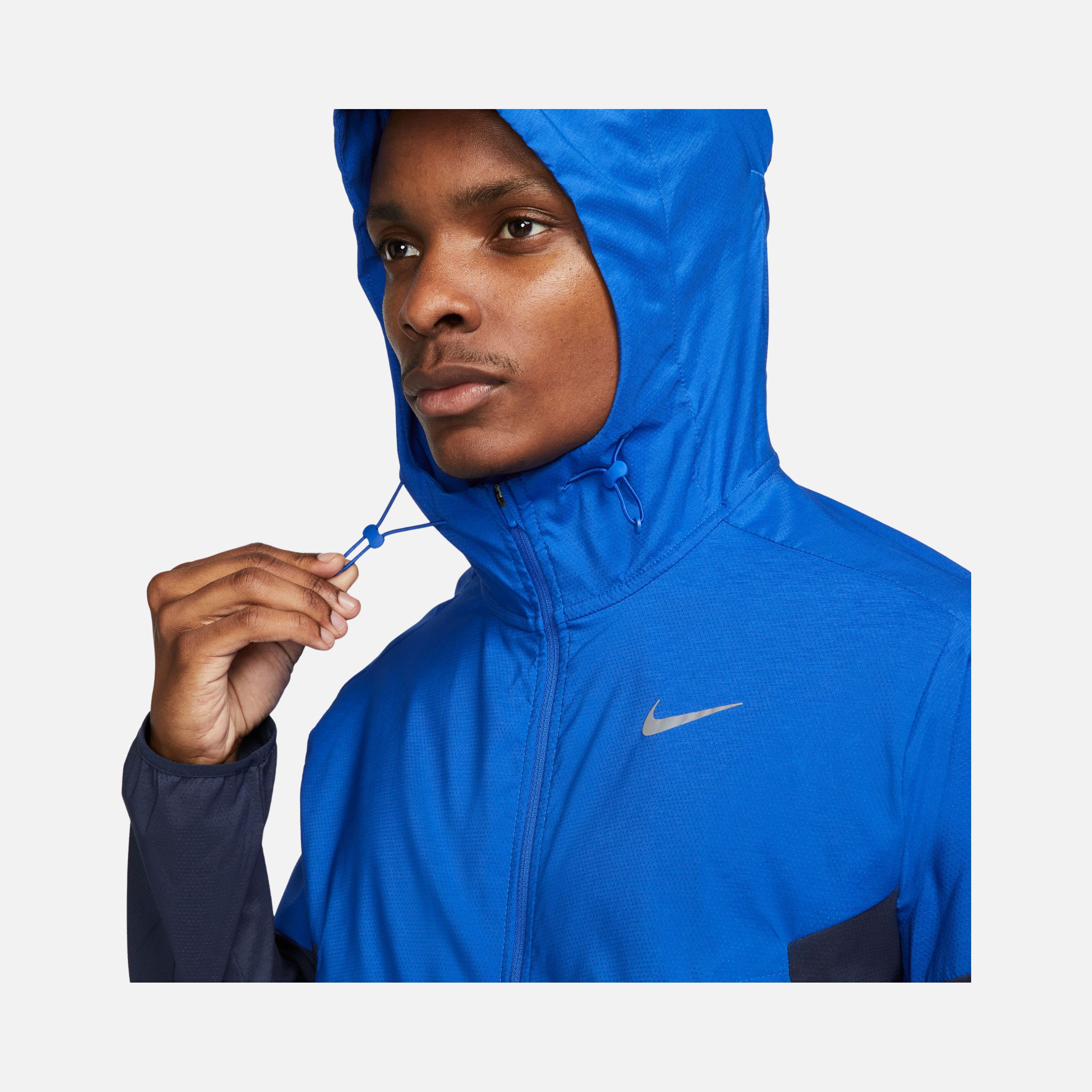 Nike Impossibly Light Windrunner Repel Lined Recoverable Running Full-Zip Hoodie Erkek Ceket