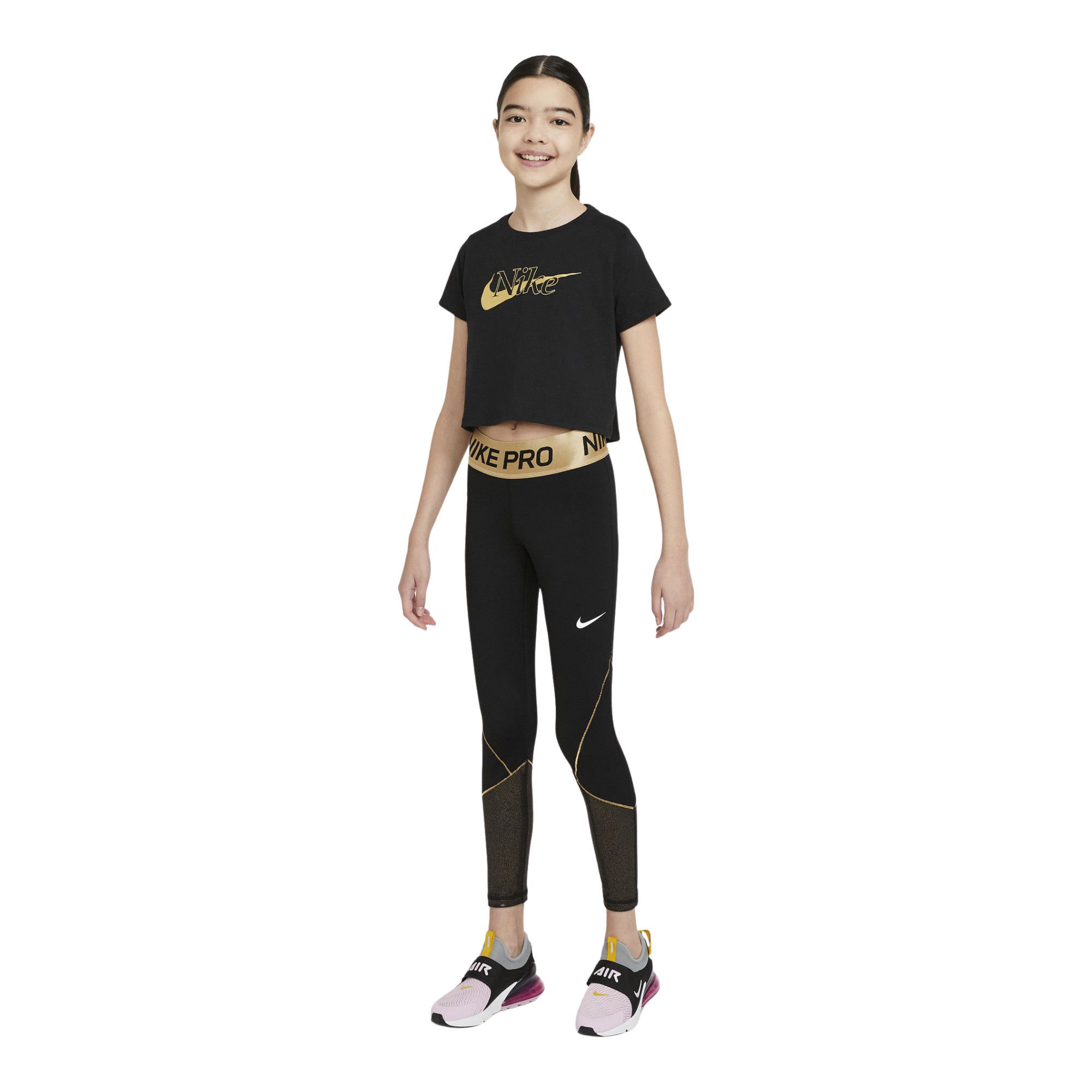 Nike Pro Warm Training Leggings (Girls') Çocuk Tayt