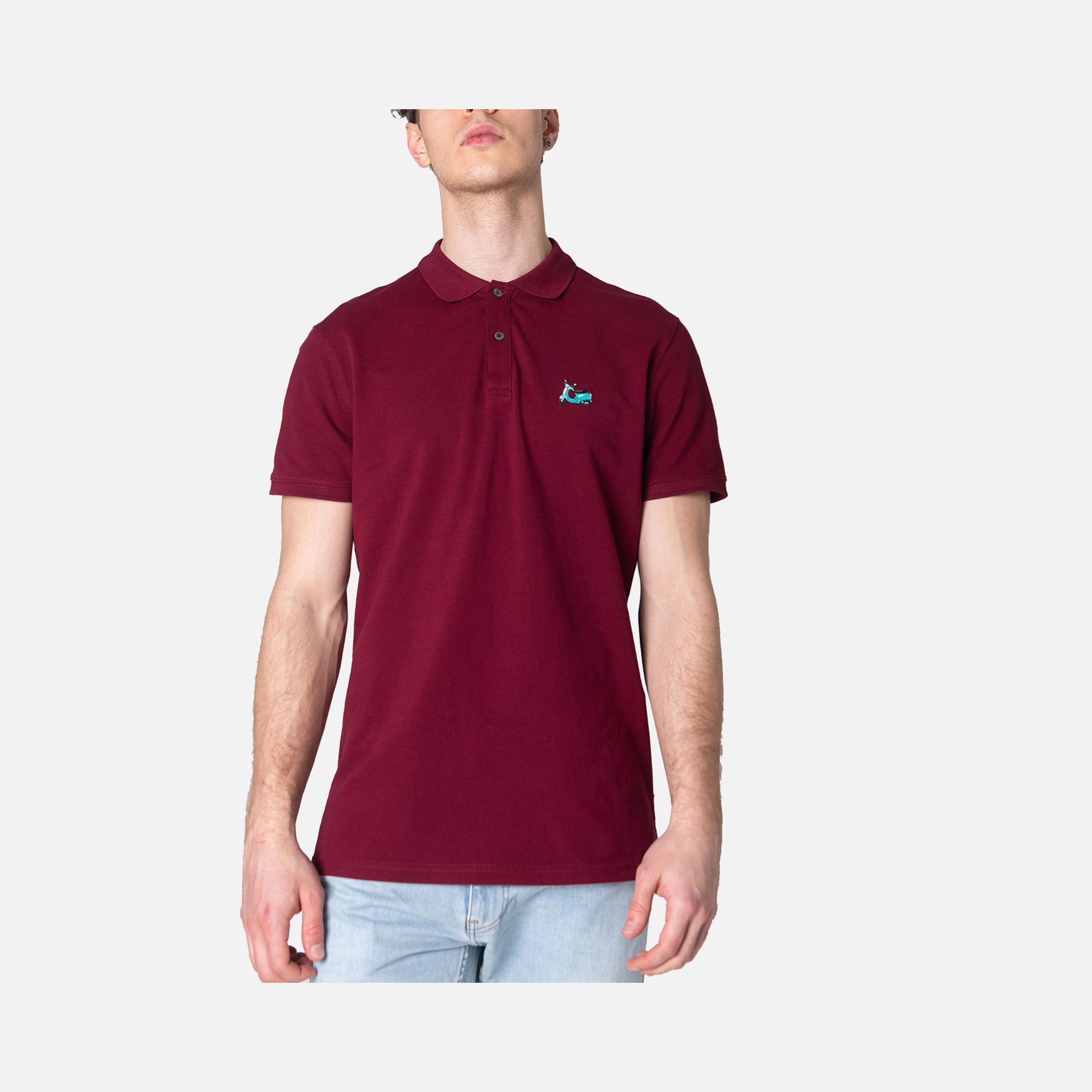 John Frank Identity Yespa Polo Short-Sleeve Erkek Tişört