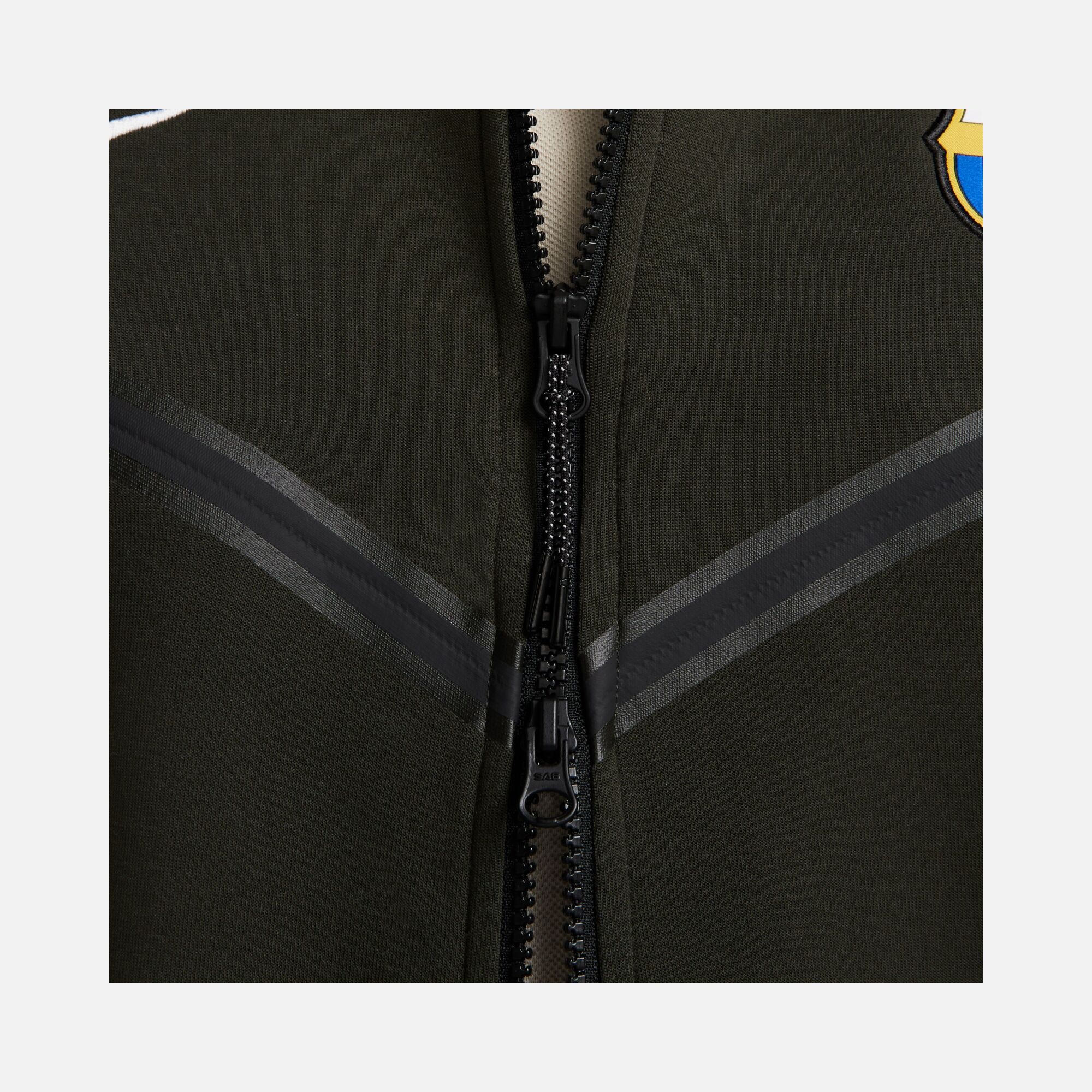 Nike FC Barcelona Tech Fleece Windrunner Full-Zip Hoodie Erkek Sweatshirt