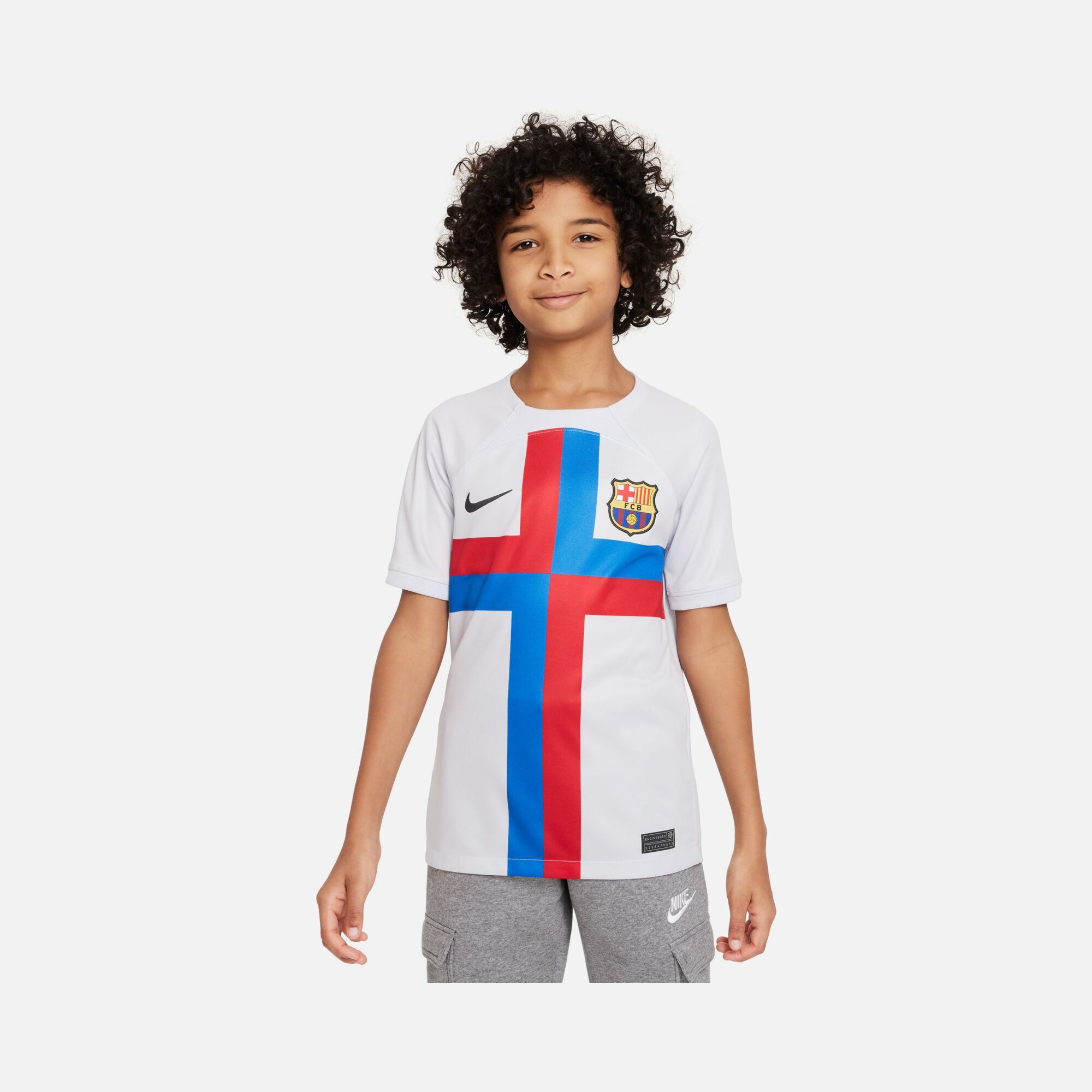 Nike F.C. Barcelona 2022-2023 Stadyum Üçüncü Takım Çocuk Forma