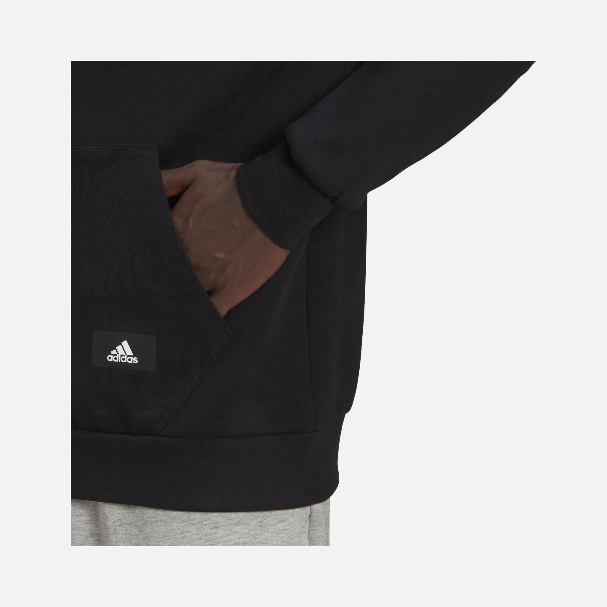 adidas Sportswear Future Icons Doubleknit Full-Zip Hoodie Erkek Sweatshirt