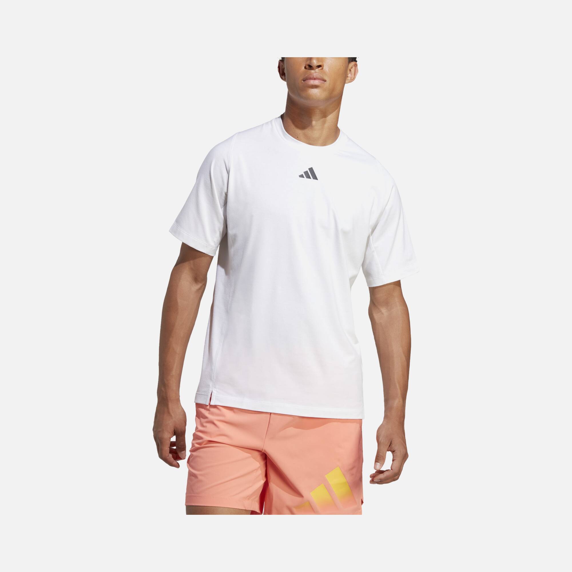 adidas AEROREADY Train Icons 3 Bar Logo Training Short-Sleeve Erkek Tişört