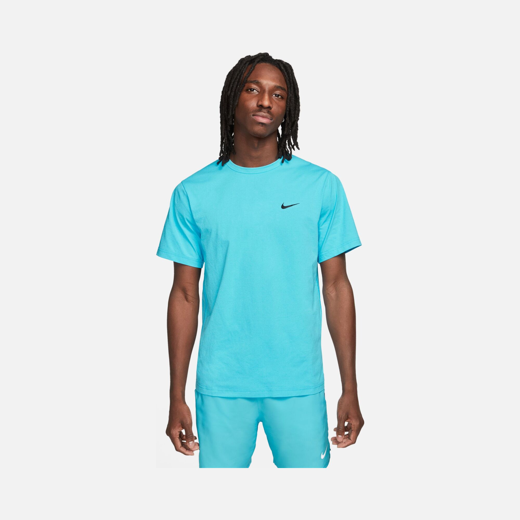 Nike Dri-Fit UV Hyverse Versatile Fitness Training Short-Sleeve Erkek Tişört