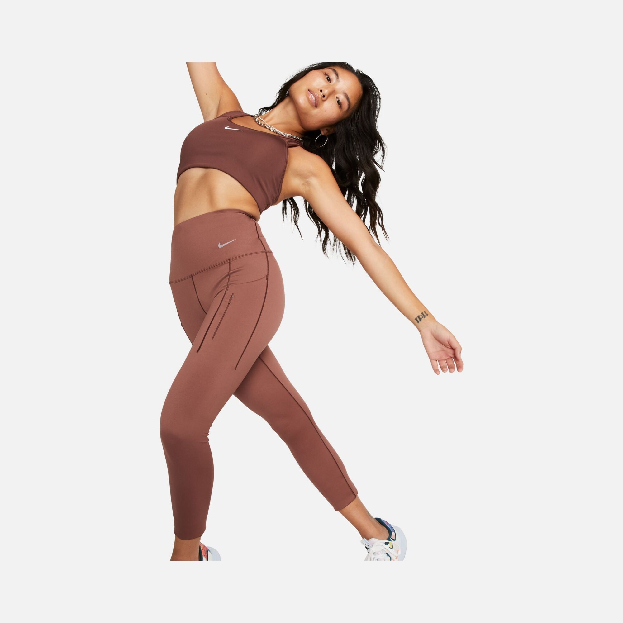 Nike Dri-Fit Go Firm-Support High-Waisted 7/8 Running Kadın Tayt