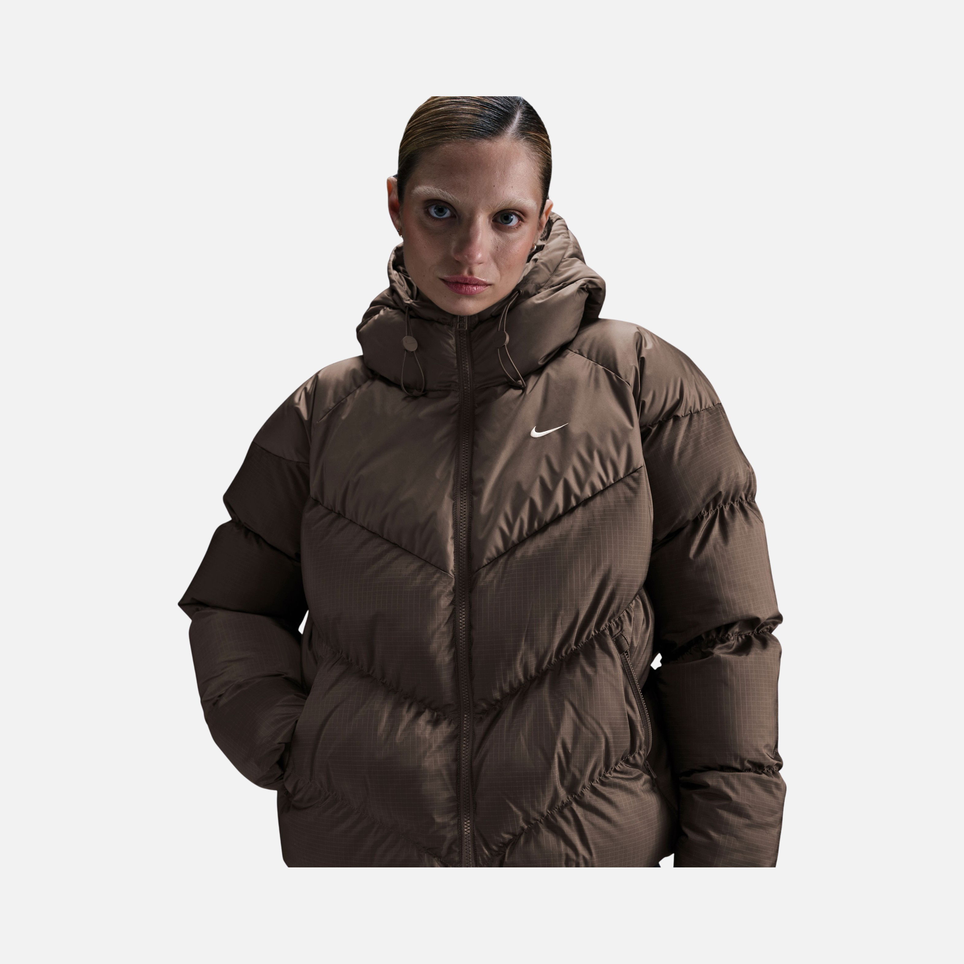 Nike Sportswear Windpuffer Storm-Fit Loose Full-Zip Hoodie Kadın Mont